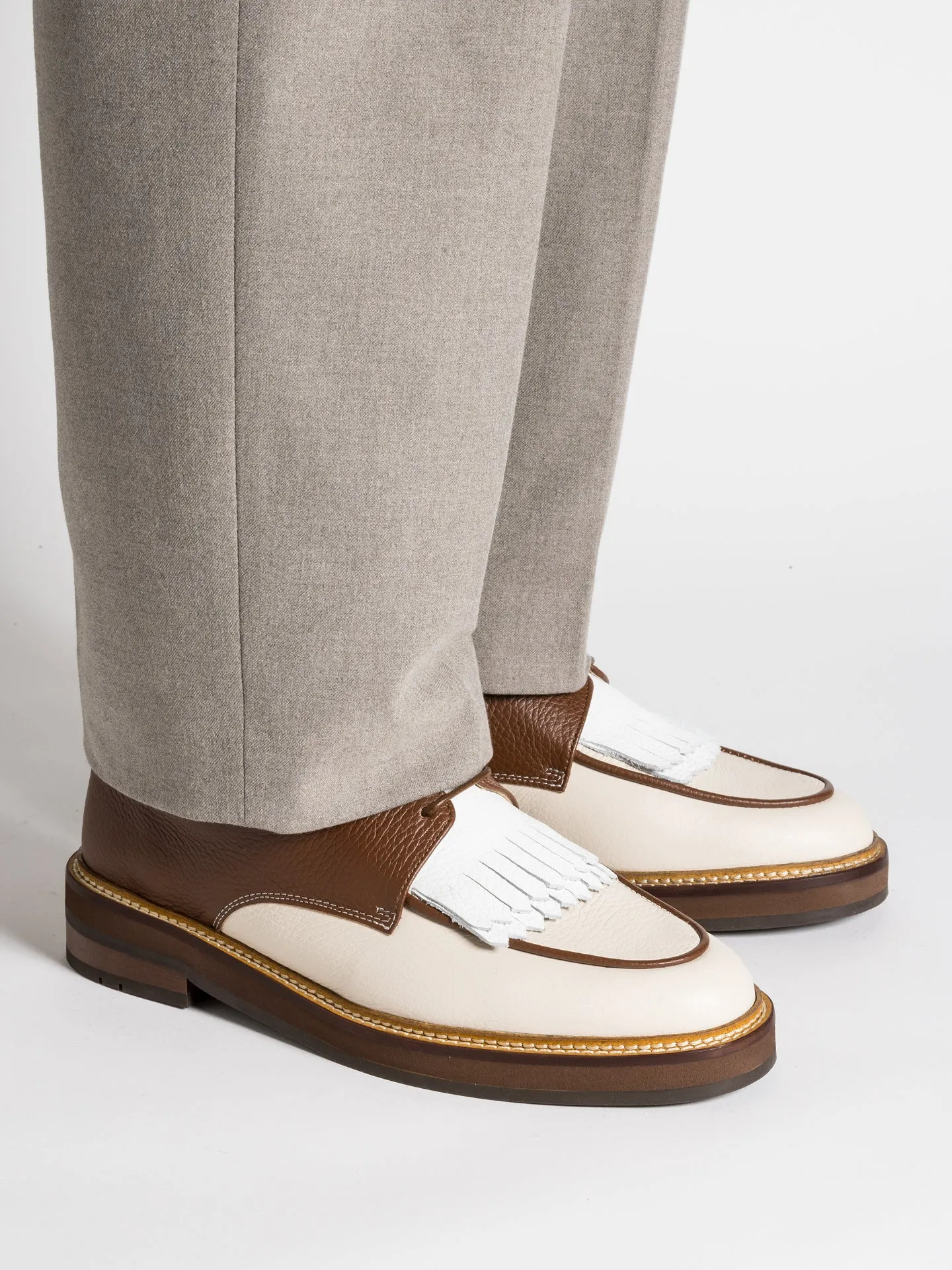 MIGUEL TRICOLOR TAN sold by Jacques Soloviere product image thumbnail 2