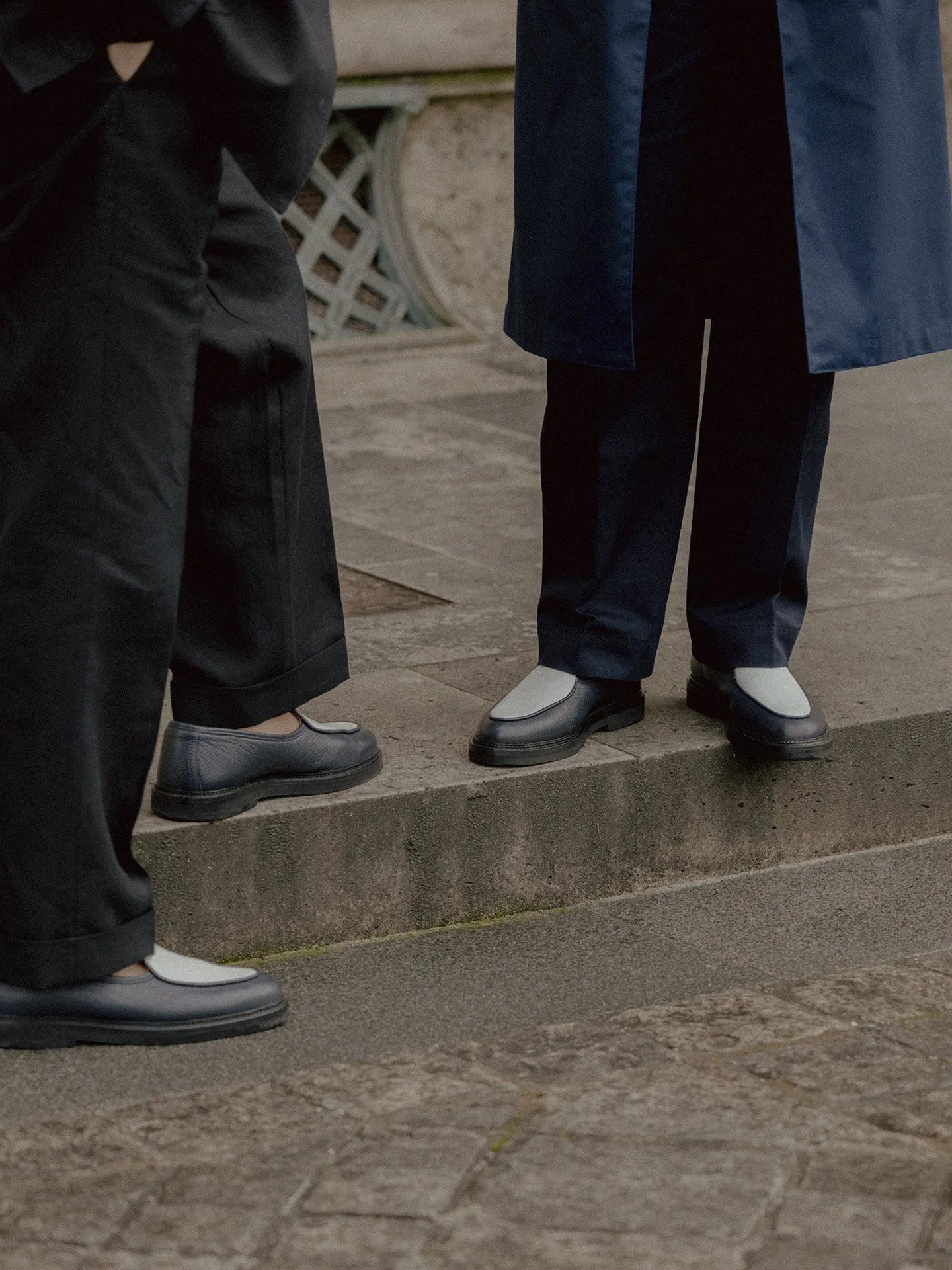 LEX GRAINED NAVY AND WHITE SG sold by Jacques Soloviere product image thumbnail 3