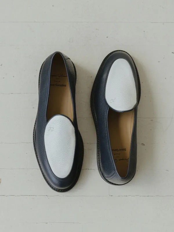 LEX GRAINED NAVY AND WHITE SG sold by Jacques Soloviere