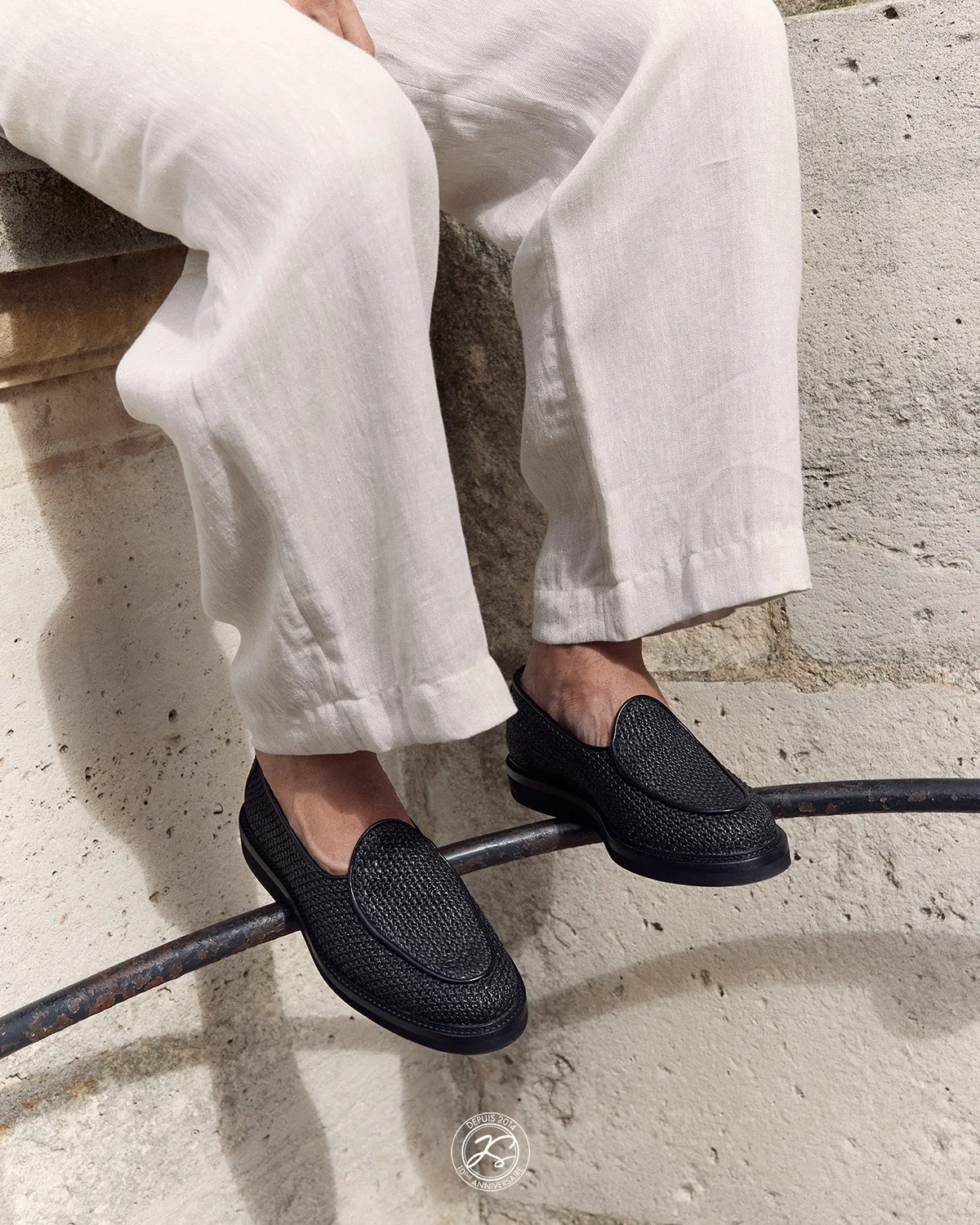 LEX BLACK RAFFIA sold by Jacques Soloviere product image thumbnail 5