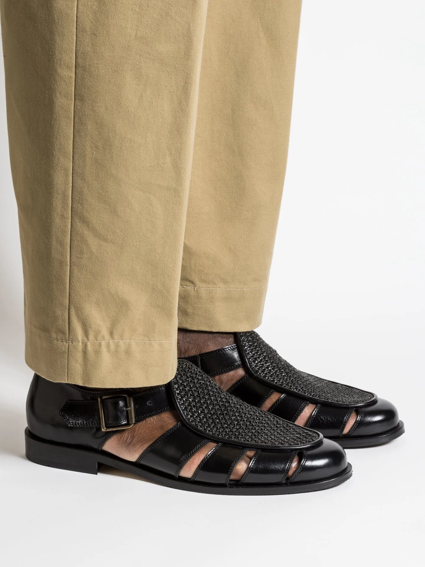 FRANCK BLACK RAFFIA sold by Jacques Soloviere product image thumbnail 2