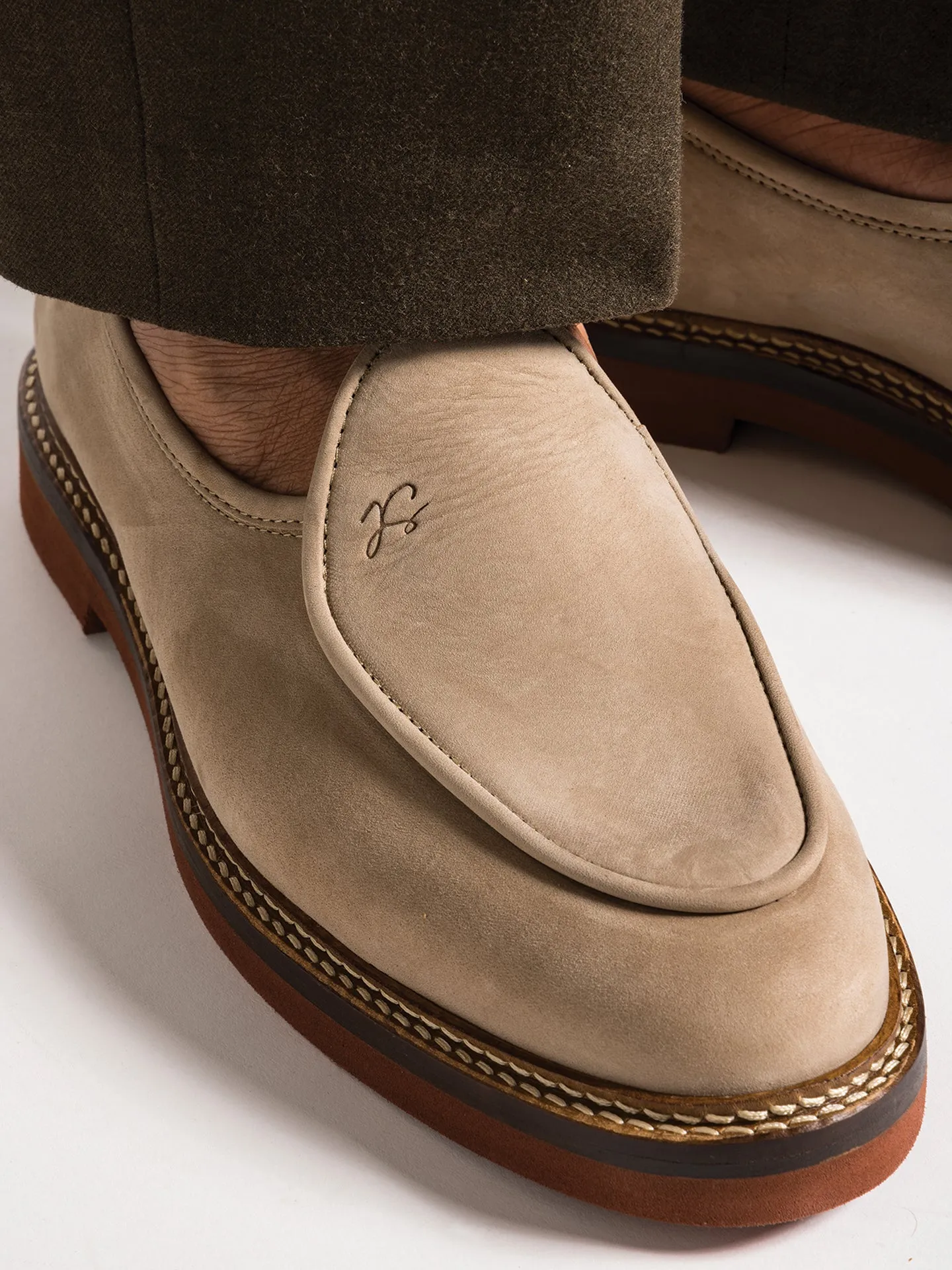 LEX BEIGE NUBUCK sold by Jacques Soloviere product image thumbnail 5