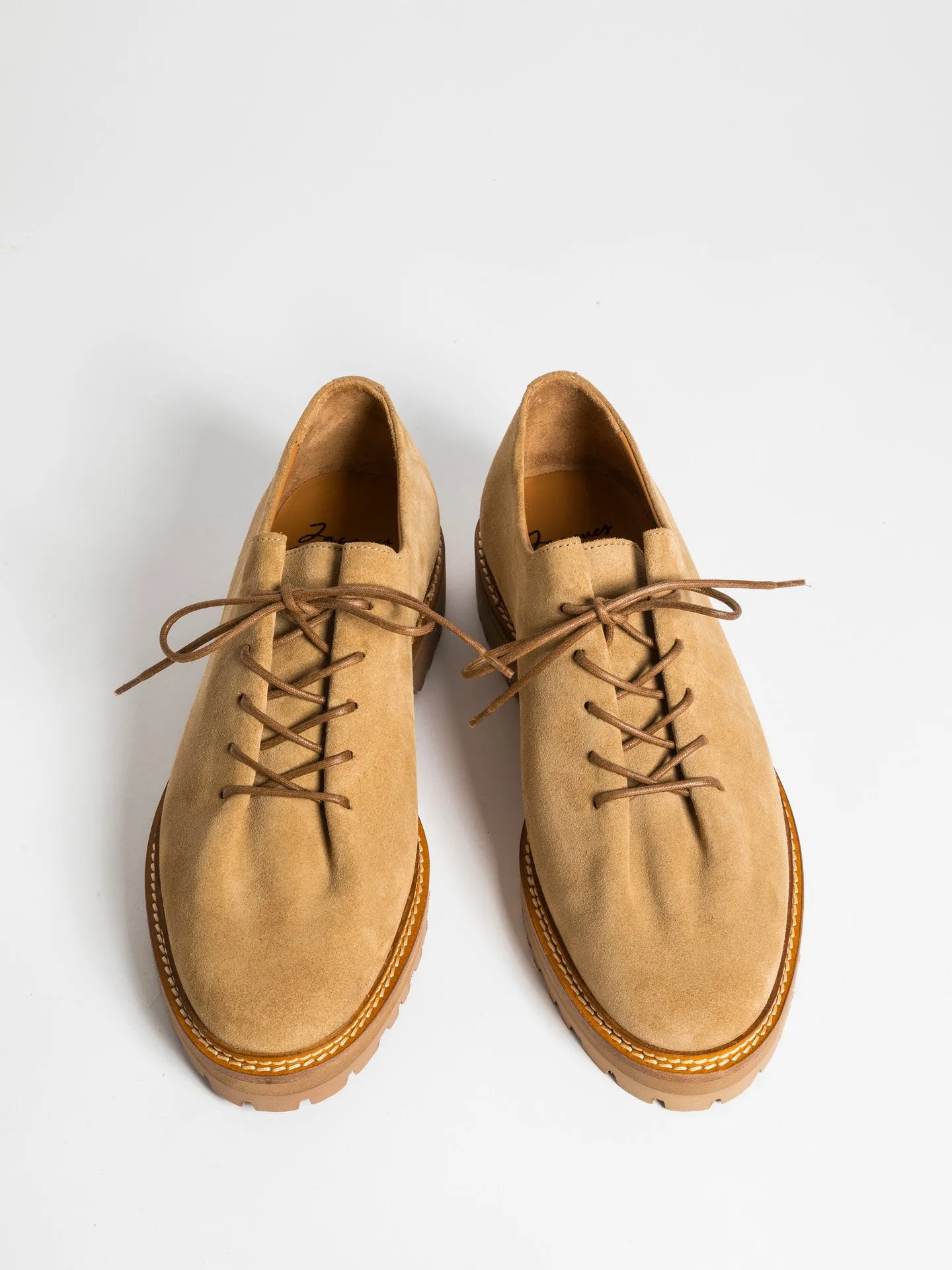 EDOUARD LUG SUEDE CAPPUCCINO sold by Jacques Soloviere product image thumbnail 3