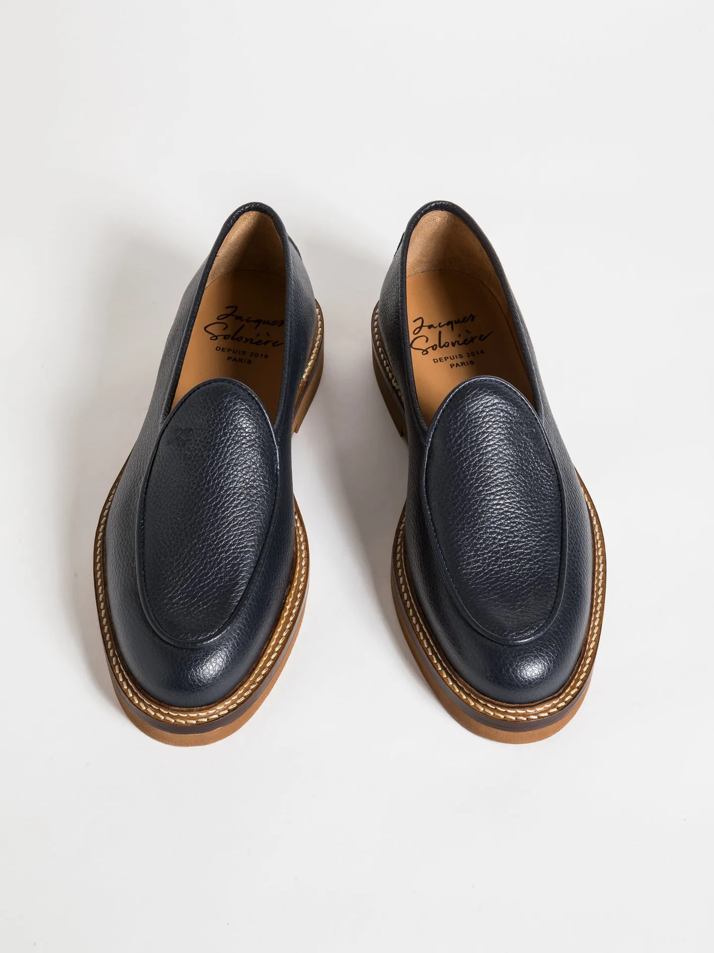 LEX GRAINED NAVY sold by Jacques Soloviere product image thumbnail 3