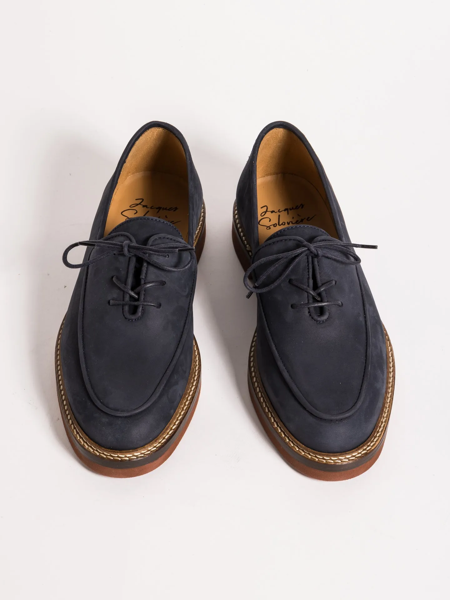 LUCO NAVY NUBUCK sold by Jacques Soloviere product image thumbnail 3