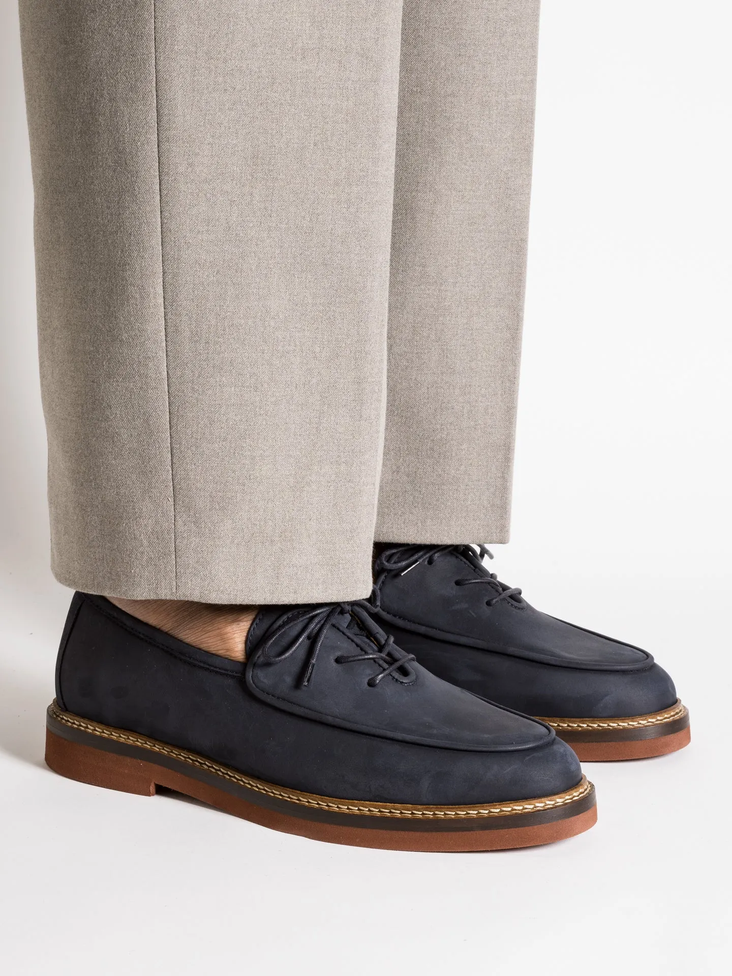 LUCO NAVY NUBUCK sold by Jacques Soloviere product image thumbnail 2