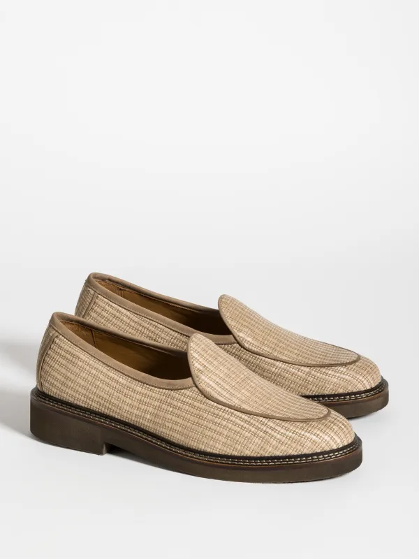 LEX RAFFIA TAUPE made by Jacques Soloviere