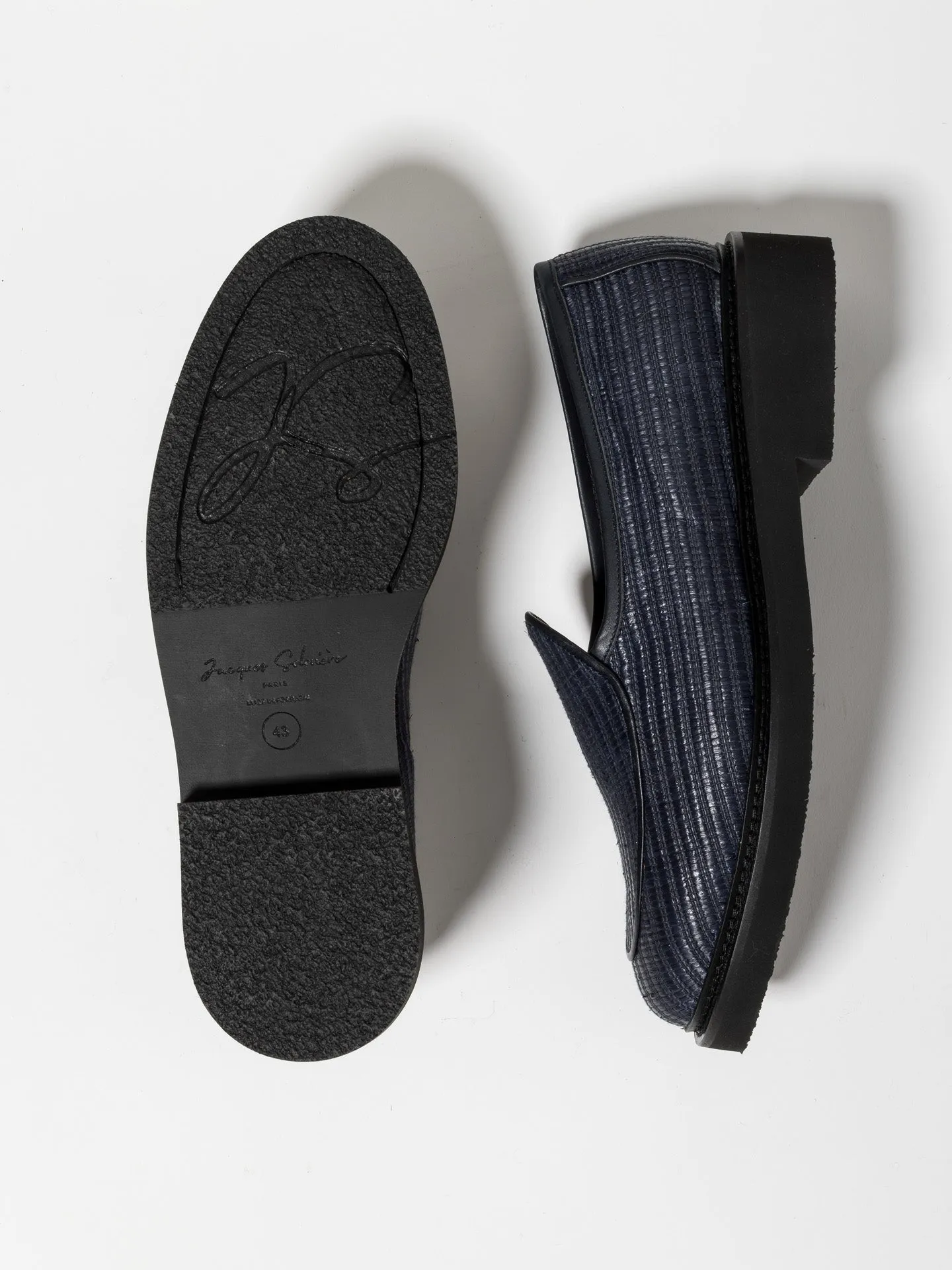 LEX RAFFIA NAVY sold by Jacques Soloviere product image thumbnail 4