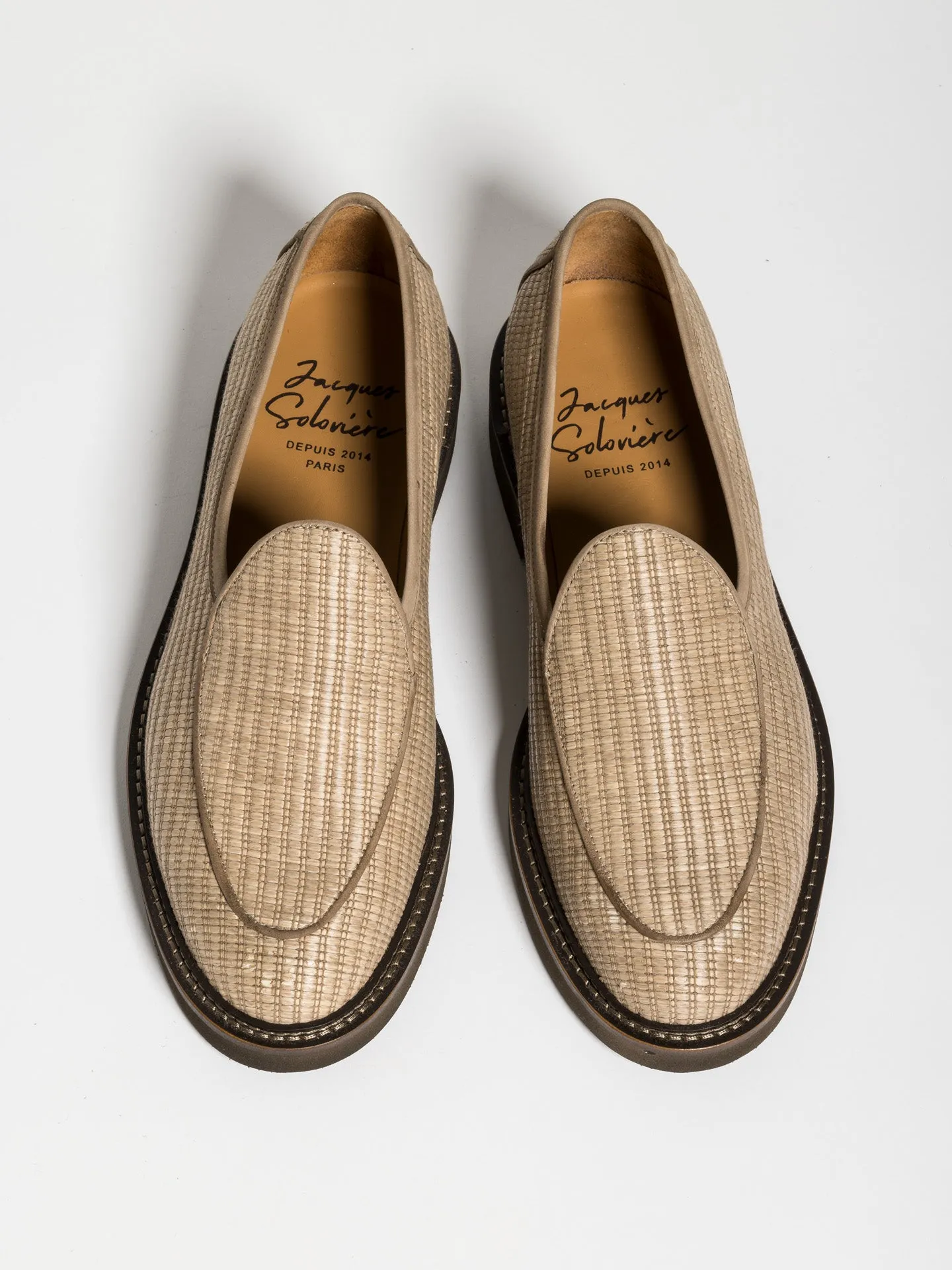 LEX RAFFIA TAUPE sold by Jacques Soloviere product image thumbnail 3