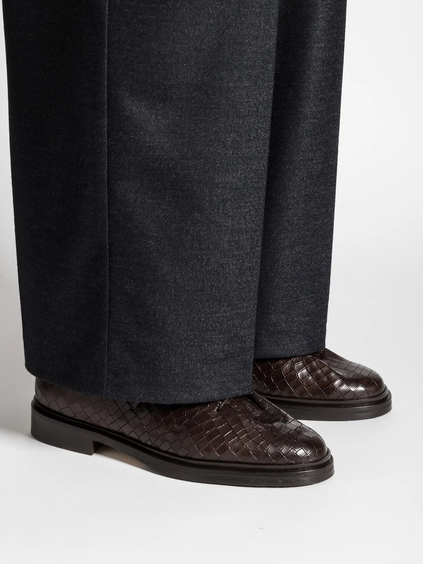 EDOUARD PRINTED CALF DARK BROWN sold by Jacques Soloviere product image thumbnail 2