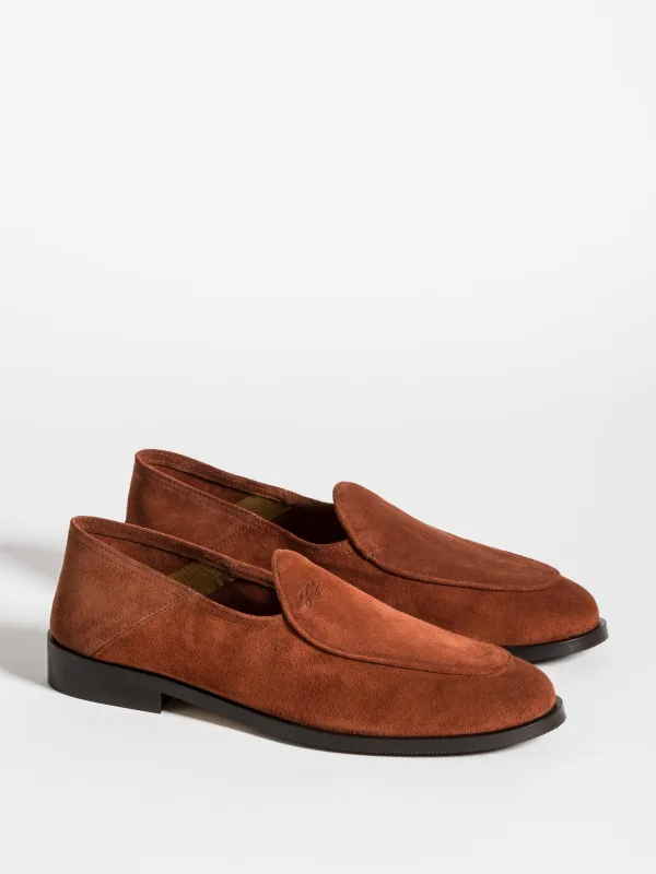CHRIS SUEDE RUST made by Jacques Soloviere