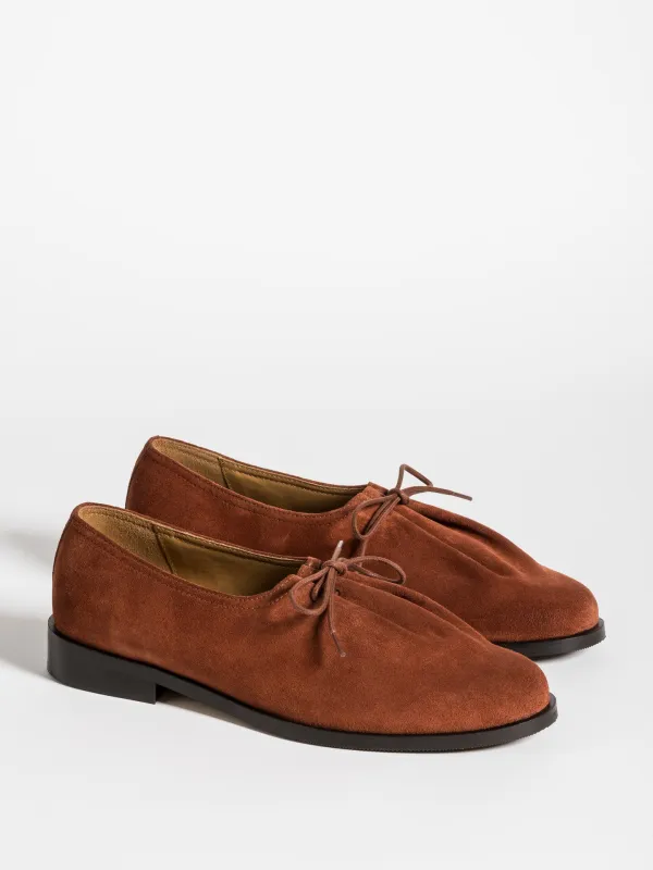 MATT NEW SUEDE RUST made by Jacques Soloviere