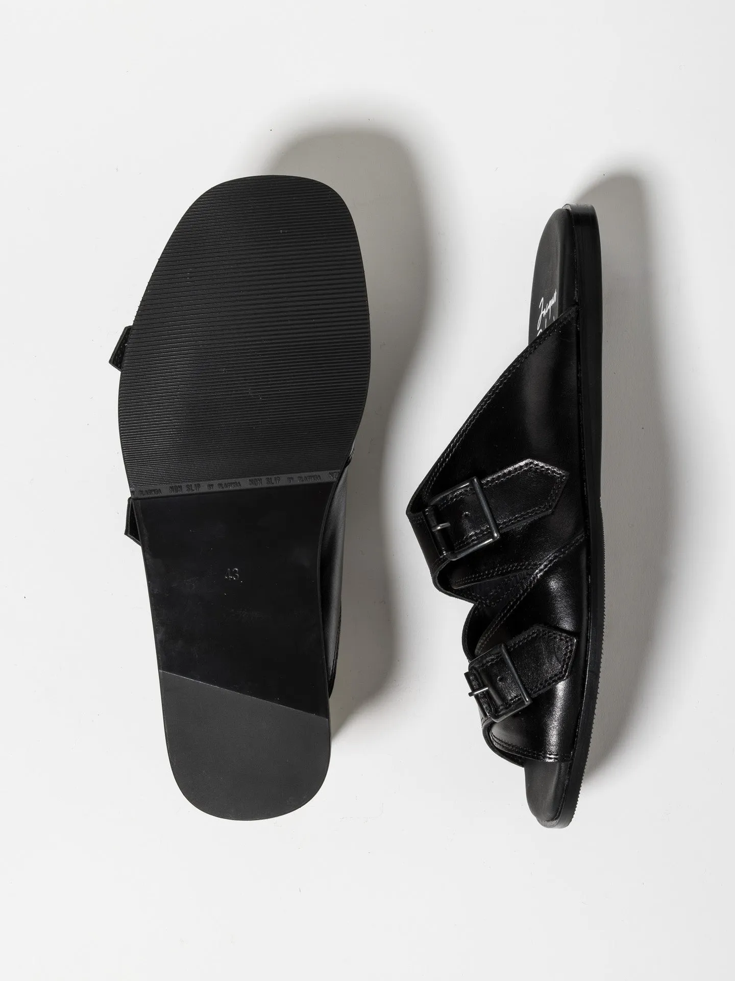 ALLY SANDAL POLISHED CALF BLACK sold by Jacques Soloviere product image thumbnail 4