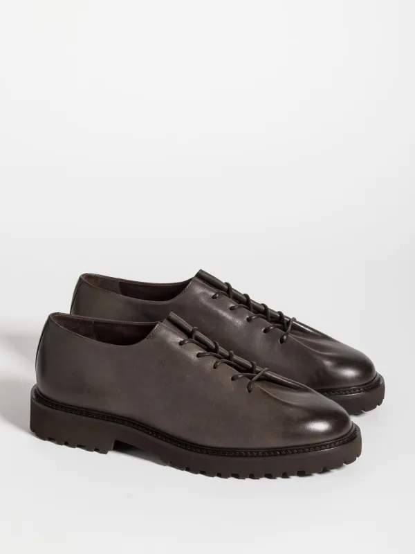 EDOUARD LUG AMARELLO CALF DARK BROWN made by Jacques Soloviere