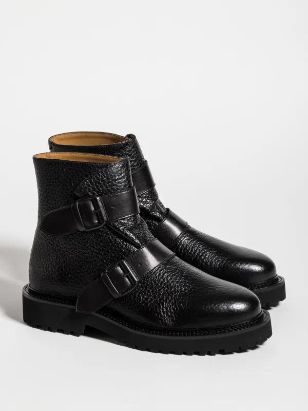 DENNIS JUMBO CALF BLACK made by Jacques Soloviere