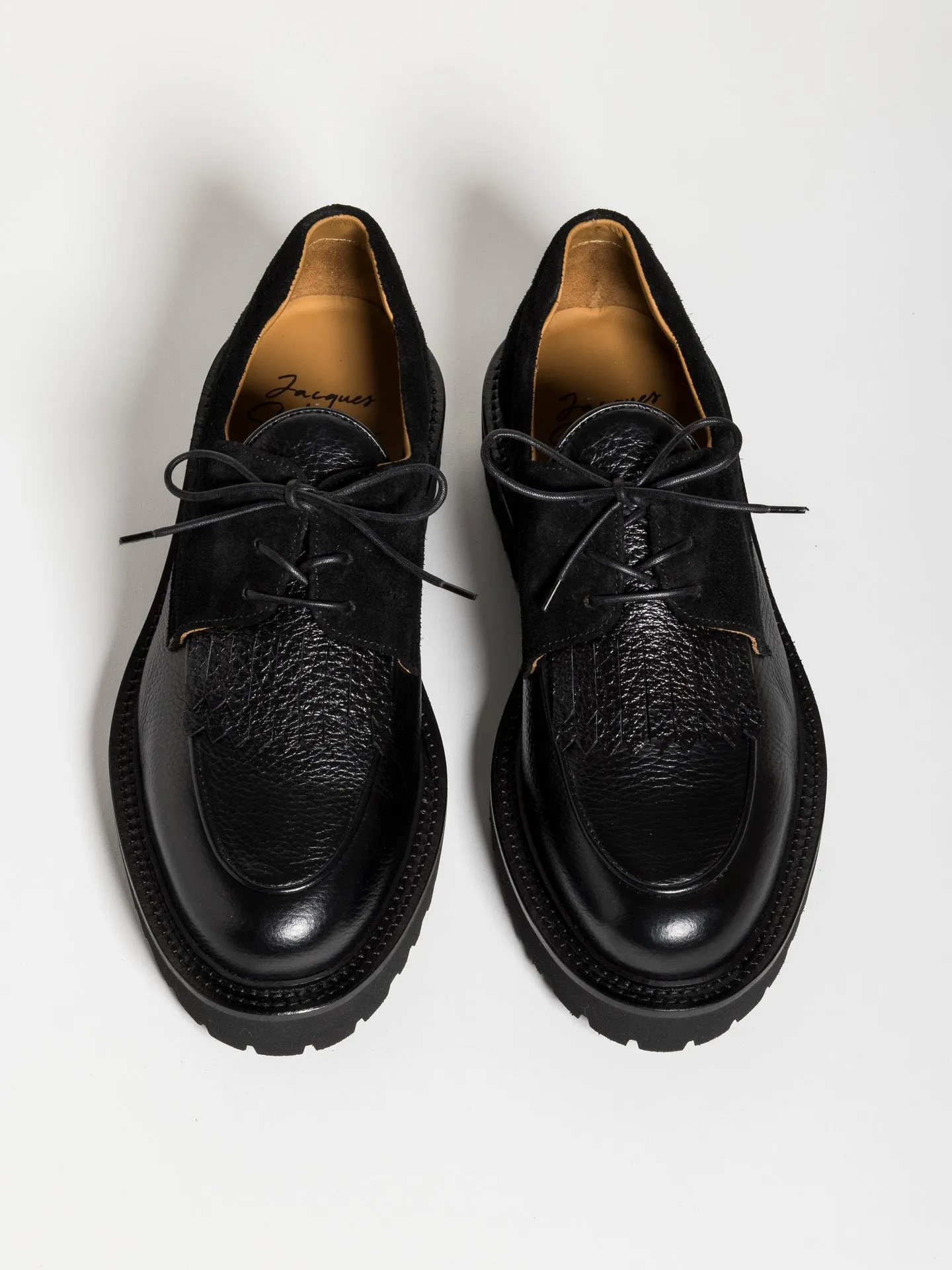 MAX BI-MATERIAL SUEDE BLACK sold by Jacques Soloviere product image thumbnail 2