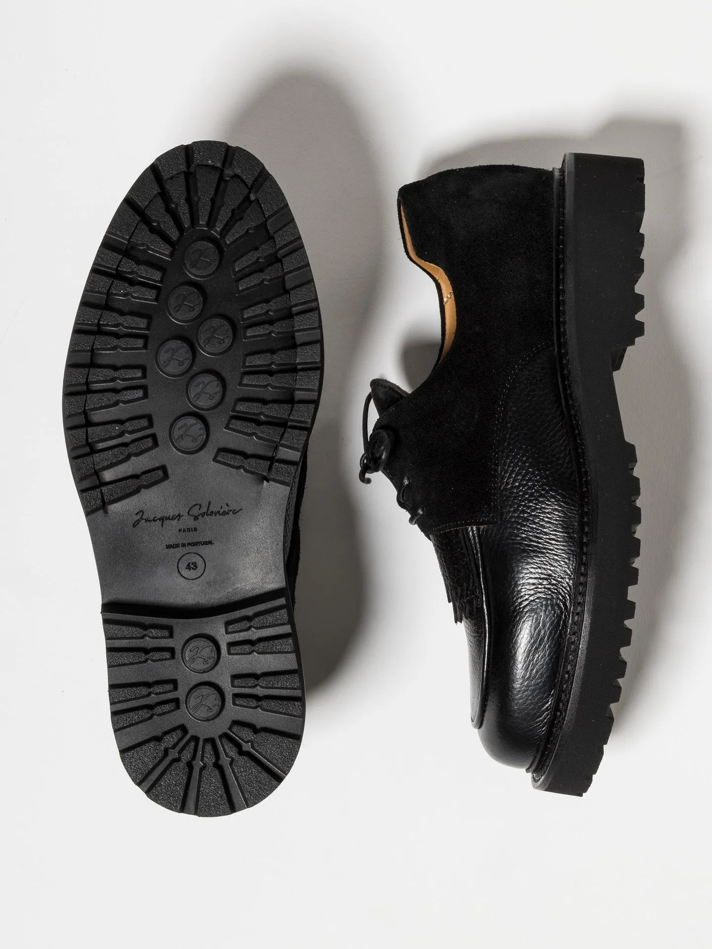 MAX BI-MATERIAL SUEDE BLACK sold by Jacques Soloviere product image thumbnail 3