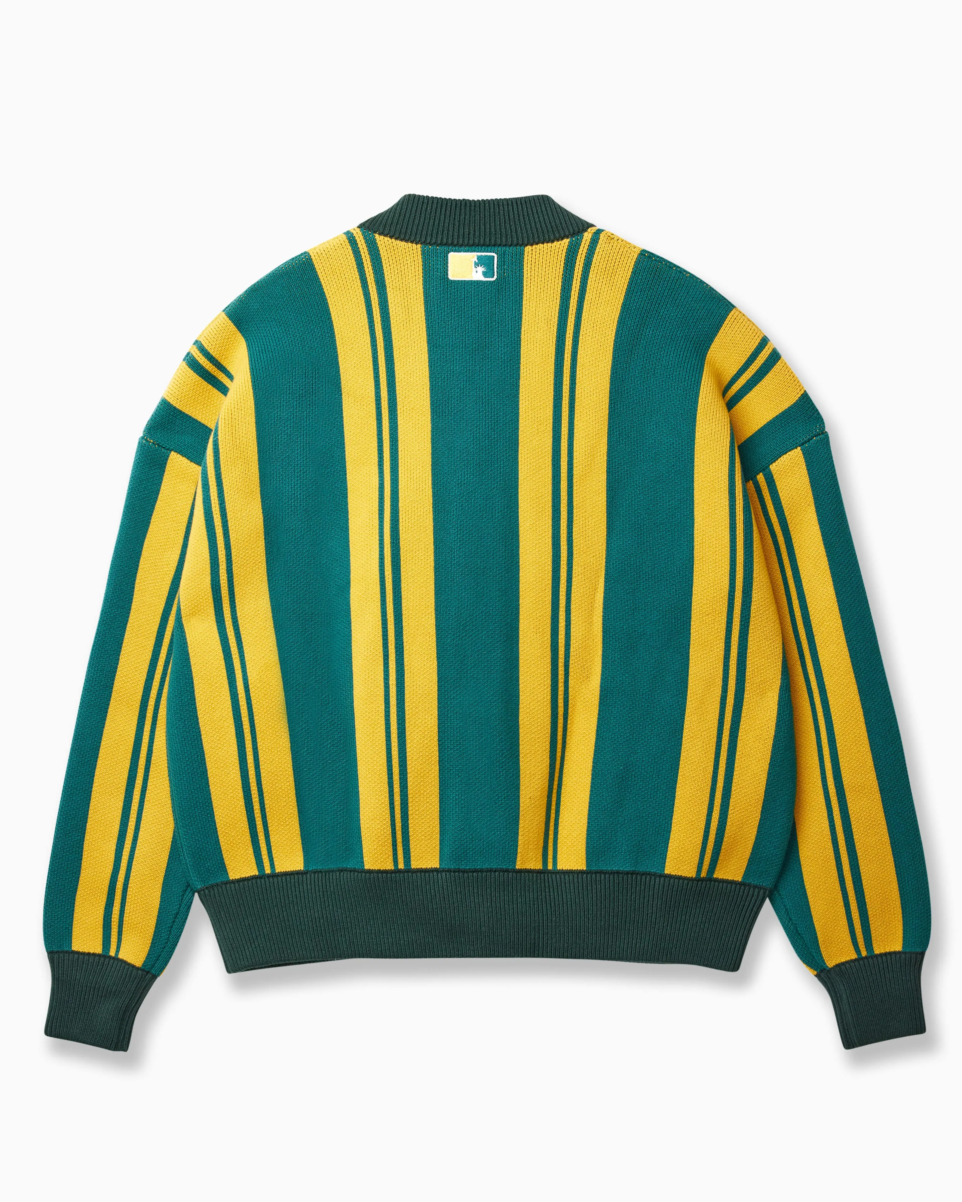 WOA City Cardigan- Teal & Yellow sold by Wisdom of Age product image thumbnail 2