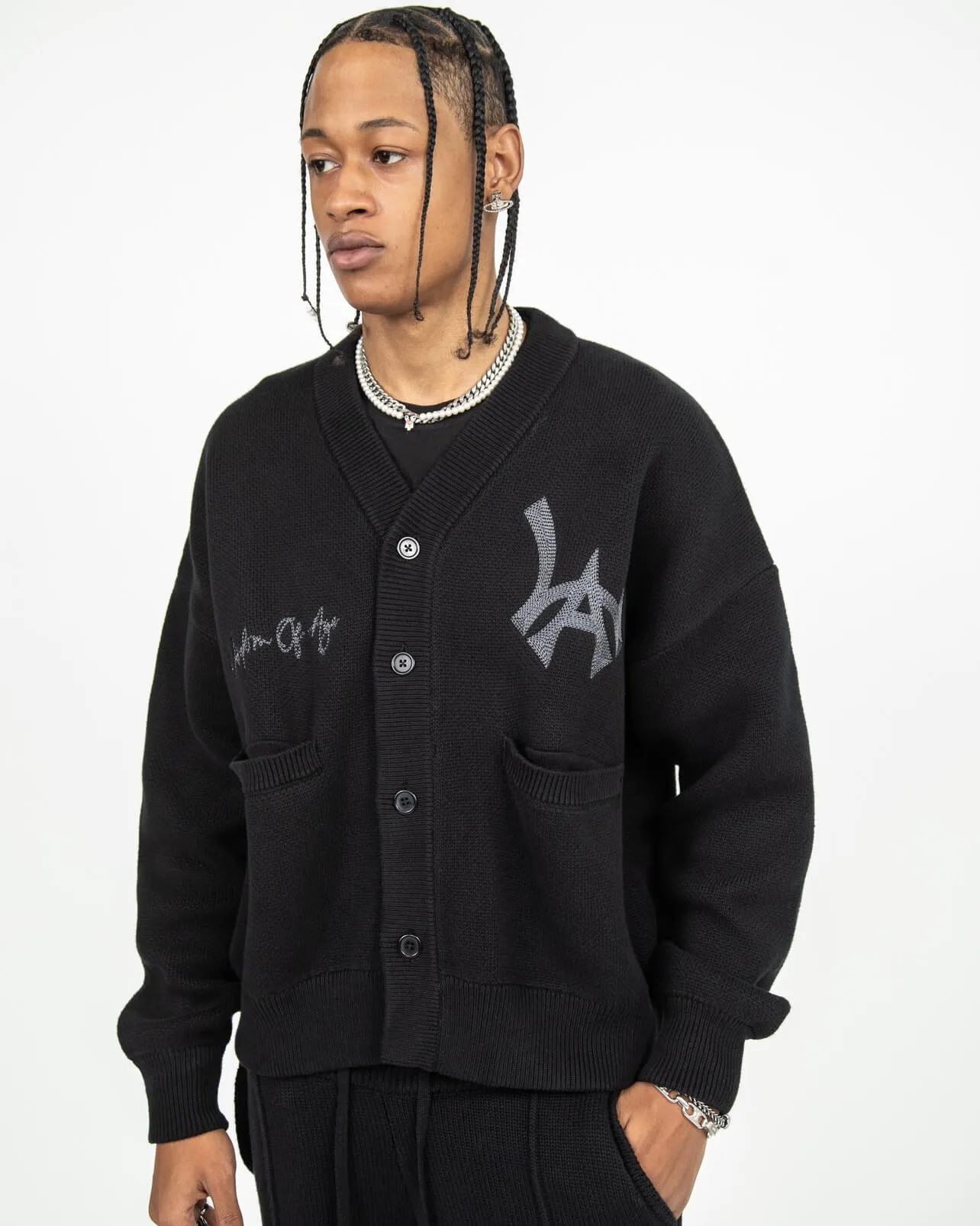 City Cardigan- Black Cat sold by Wisdom of Age product image thumbnail 3