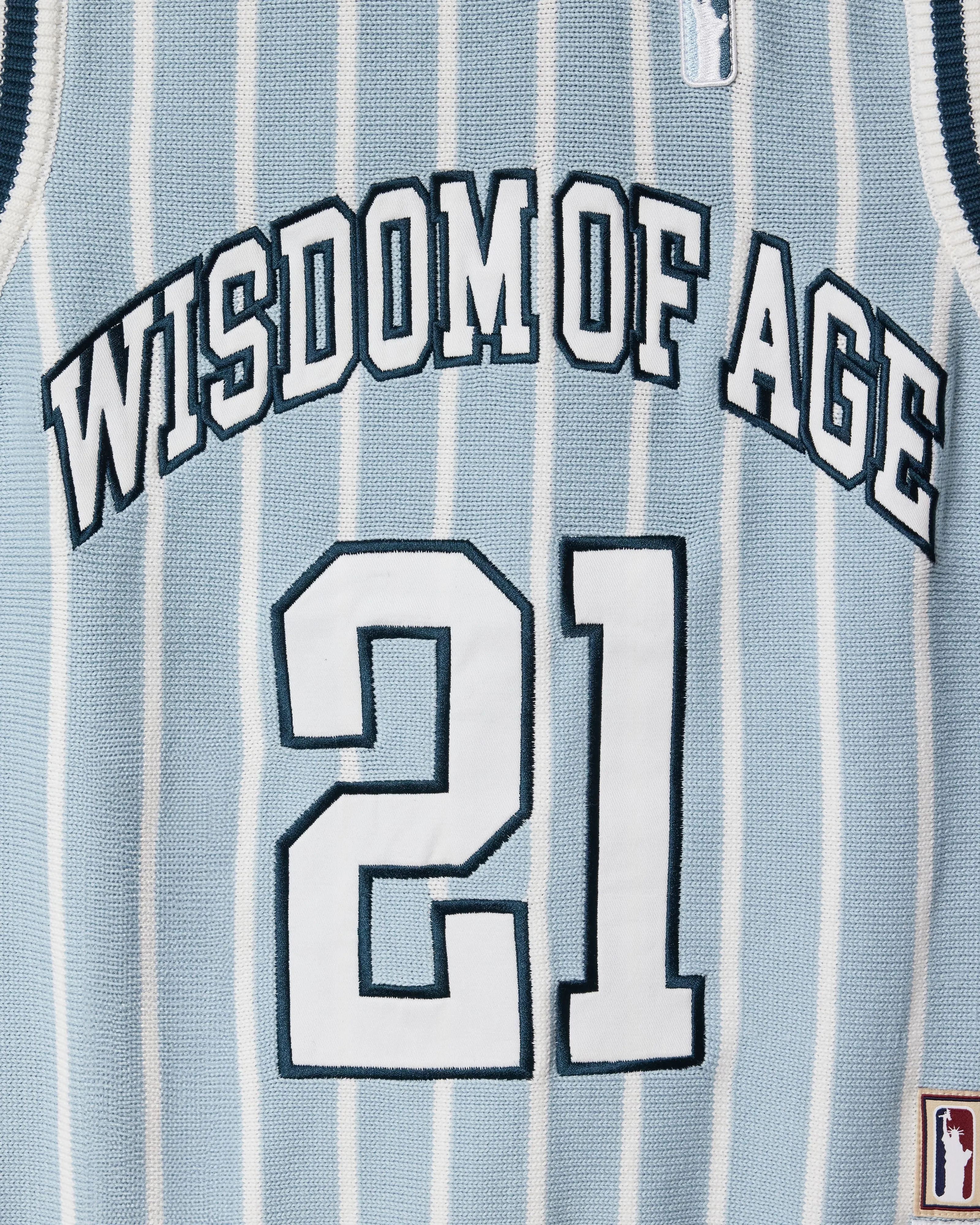 Knit Basketball Jersey- Steel Blue sold by Wisdom of Age product image thumbnail 3