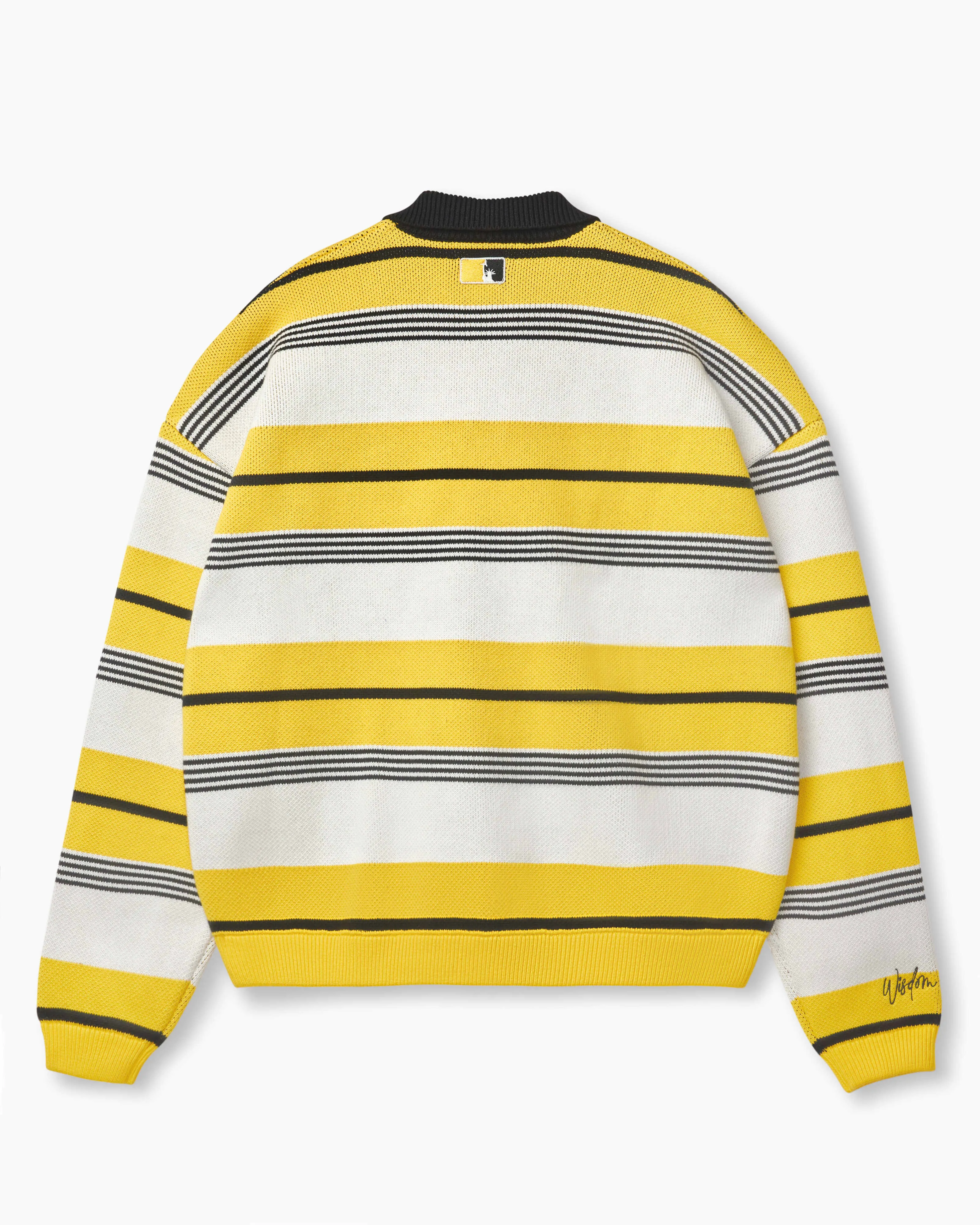 スウェット・トレーナー COVERNAT Authentic Rugby Man to Man Yellow Covernat Unisex Stripes Rugby Sweatshirt Blue | Sweatshirts