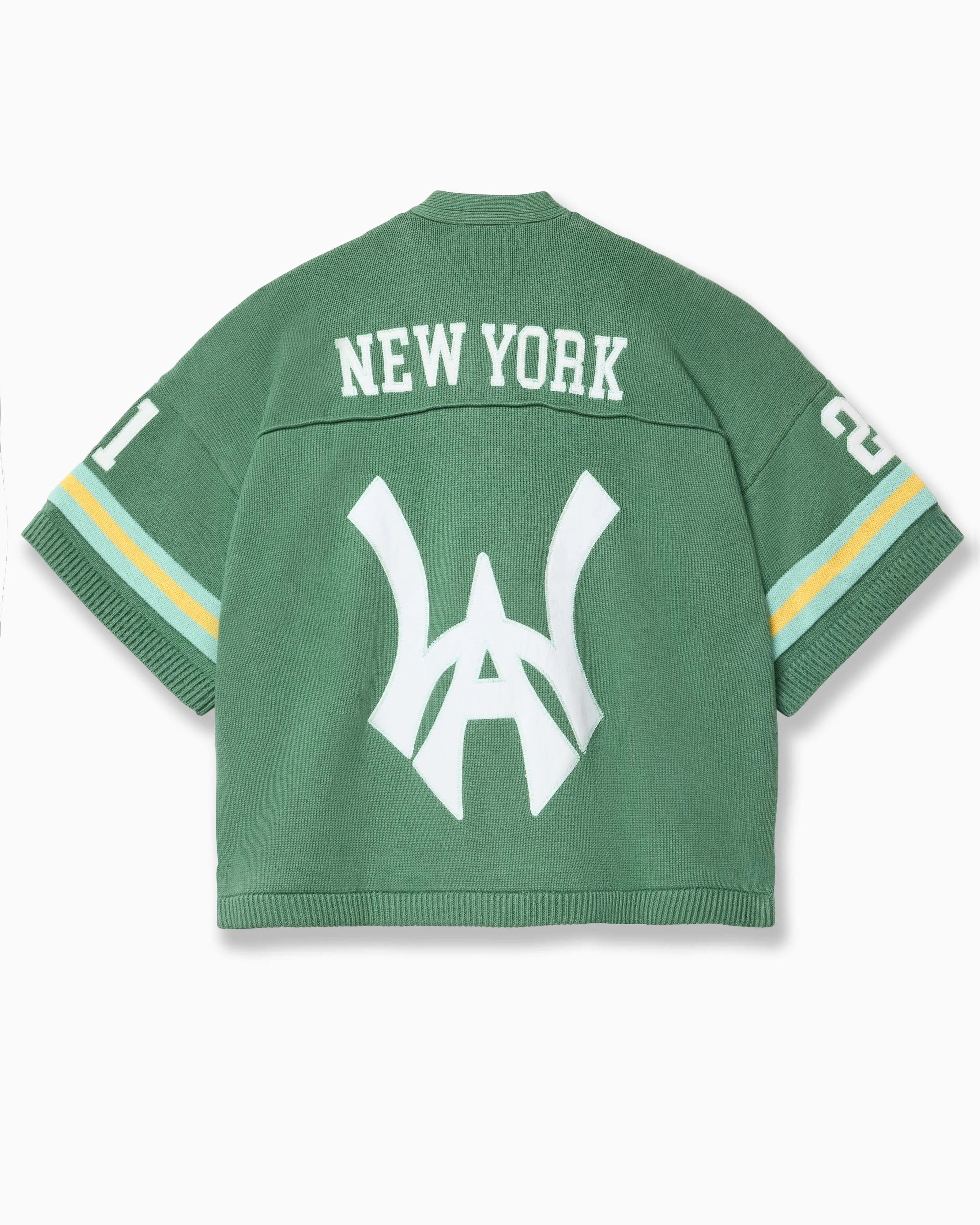 Knit Football Jersey- Sage Green sold by Wisdom of Age product image thumbnail 2