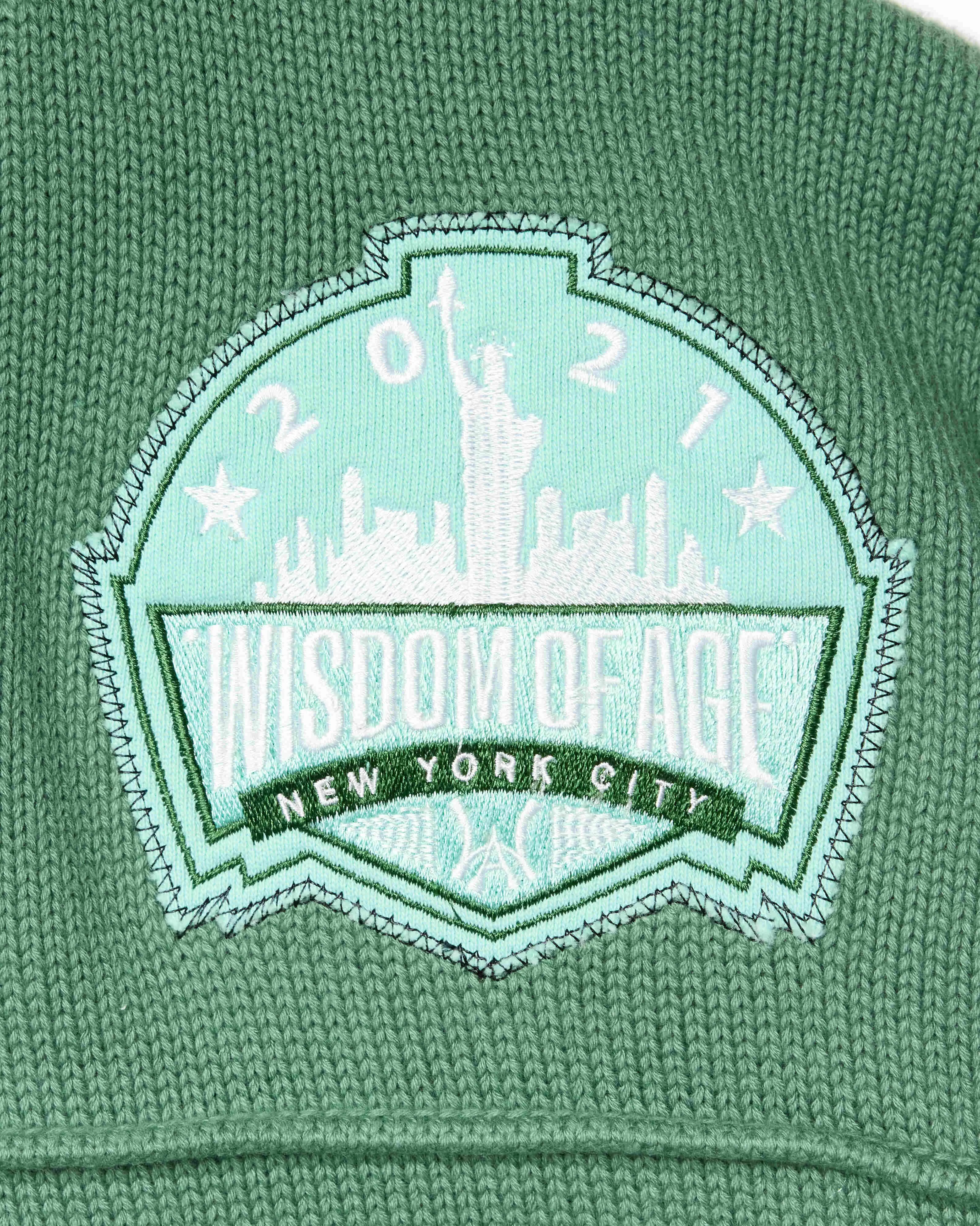 Knit Football Jersey- Sage Green sold by Wisdom of Age product image thumbnail 3