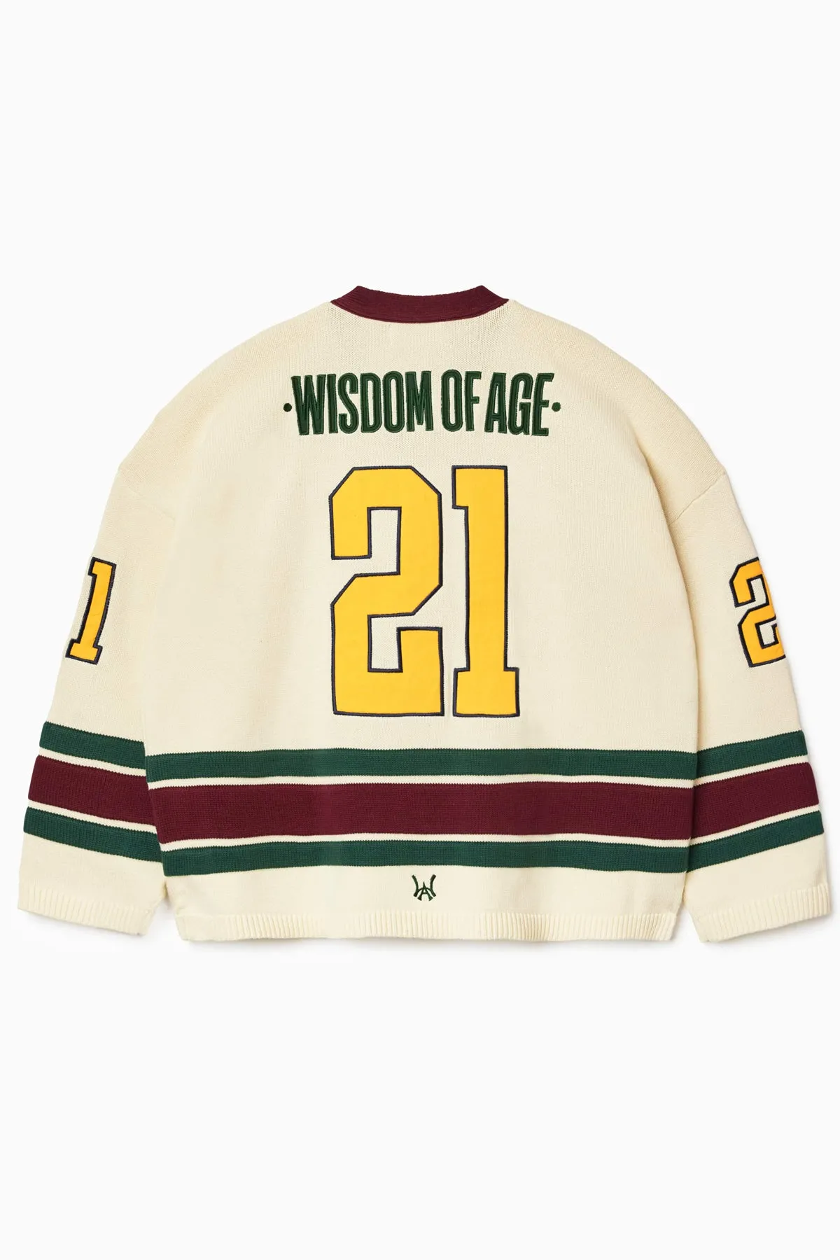 Knit Hockey Jersey - Cream V2 sold by Wisdom of Age product image thumbnail 2