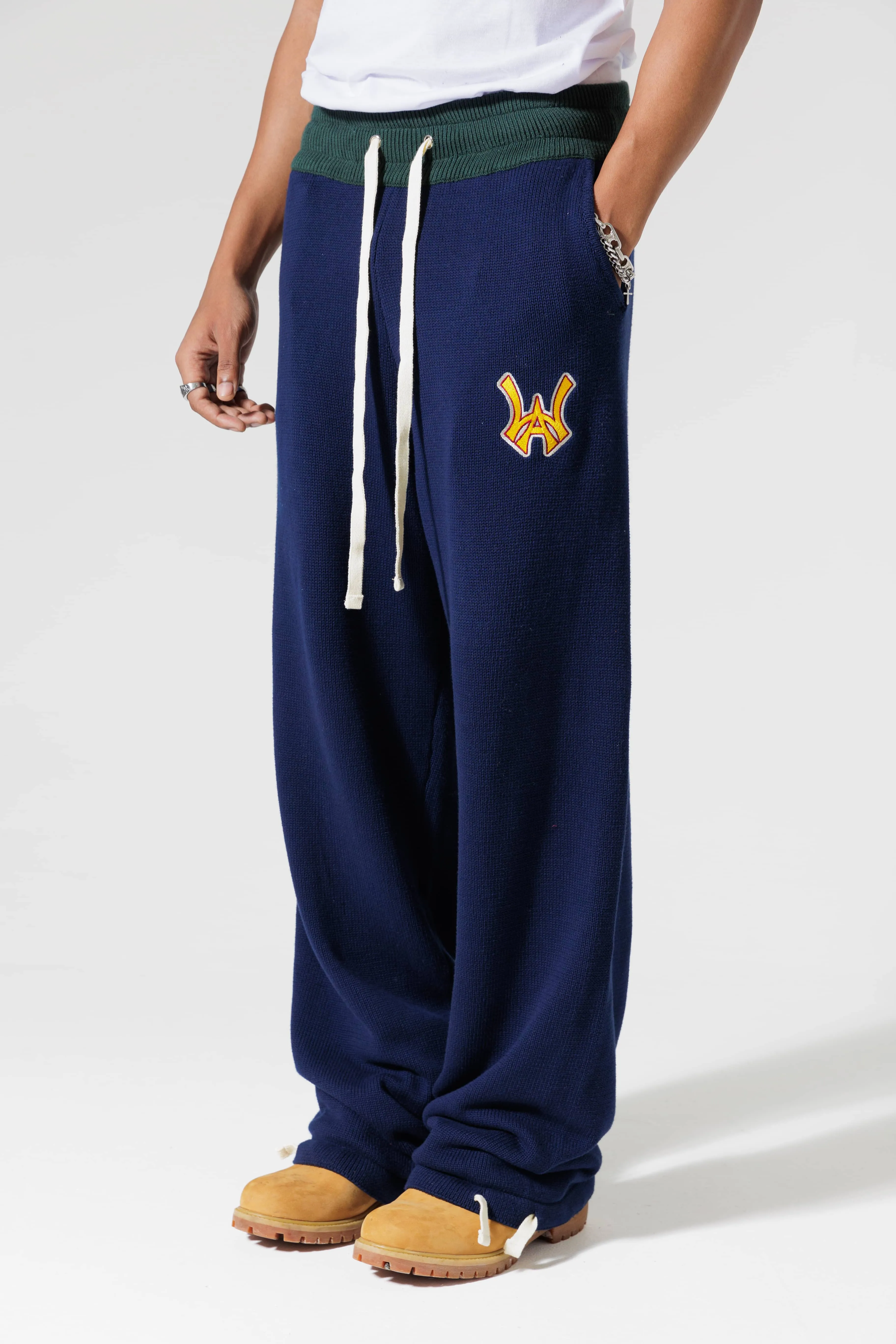 Clinton Knit Sweatpant- Navy sold by Wisdom of Age product image thumbnail 4