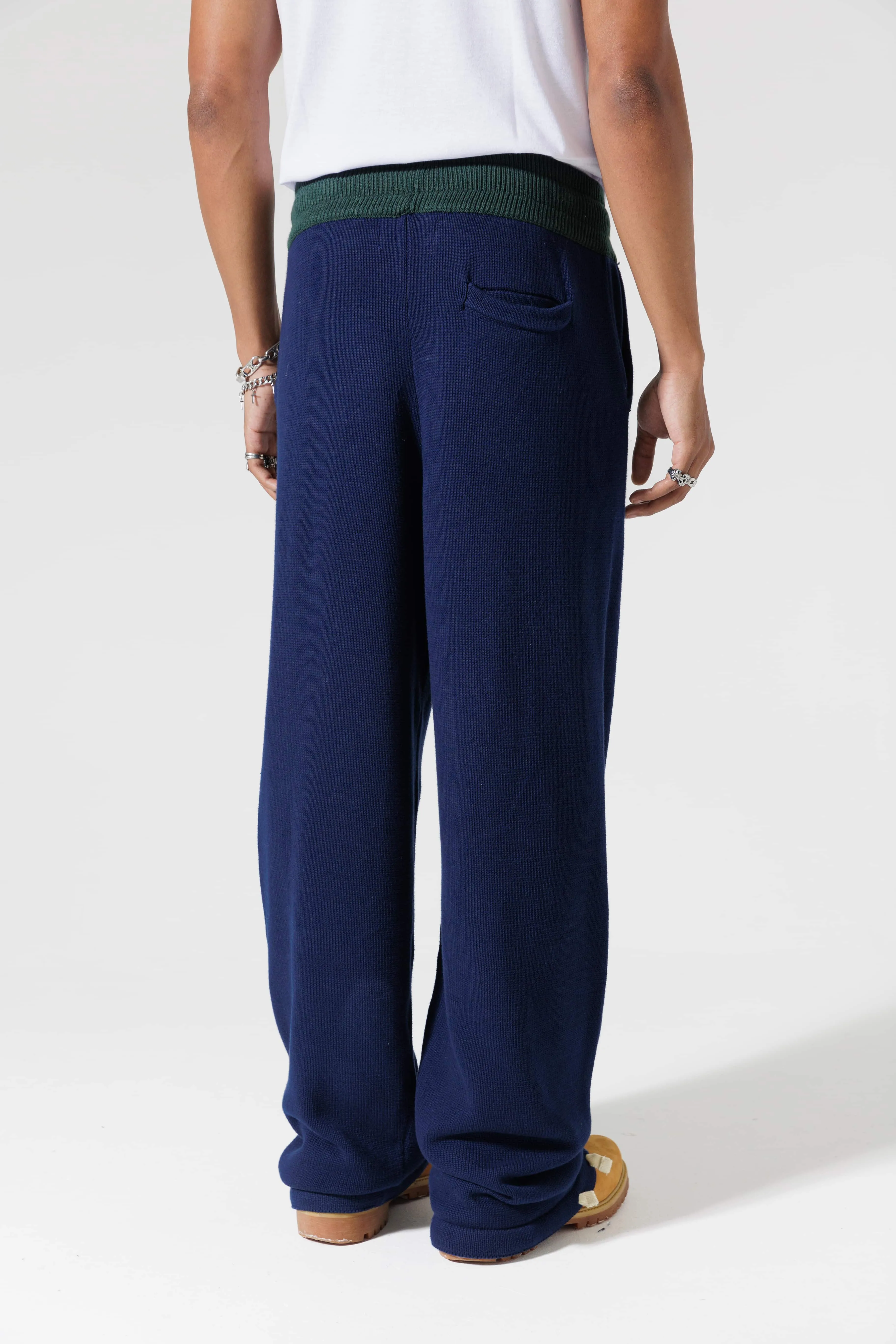 Clinton Knit Sweatpant- Navy sold by Wisdom of Age product image thumbnail 5