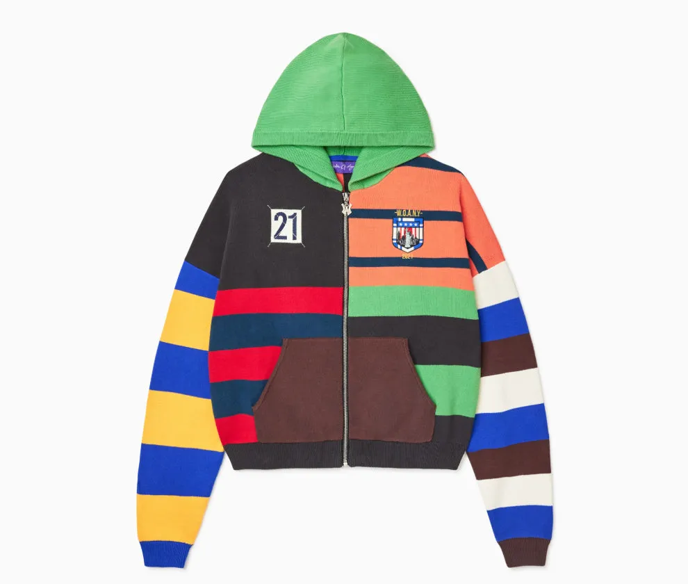 Clinton Rugby Knit Hoodie - Multi V2 sold by Wisdom of Age