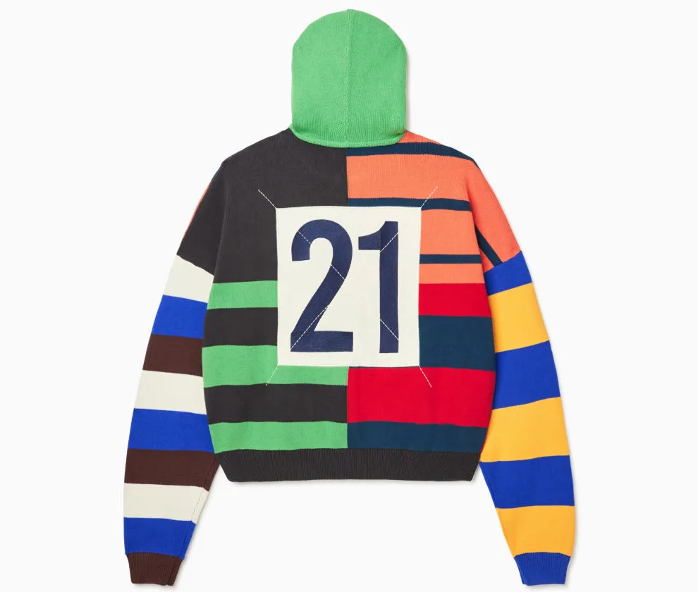 Clinton Rugby Knit Hoodie - Multi V2 sold by Wisdom of Age product image thumbnail 2