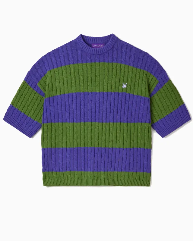 Cable-Knit Short-Sleeve T-Shirt- Hulk sold by Wisdom of Age