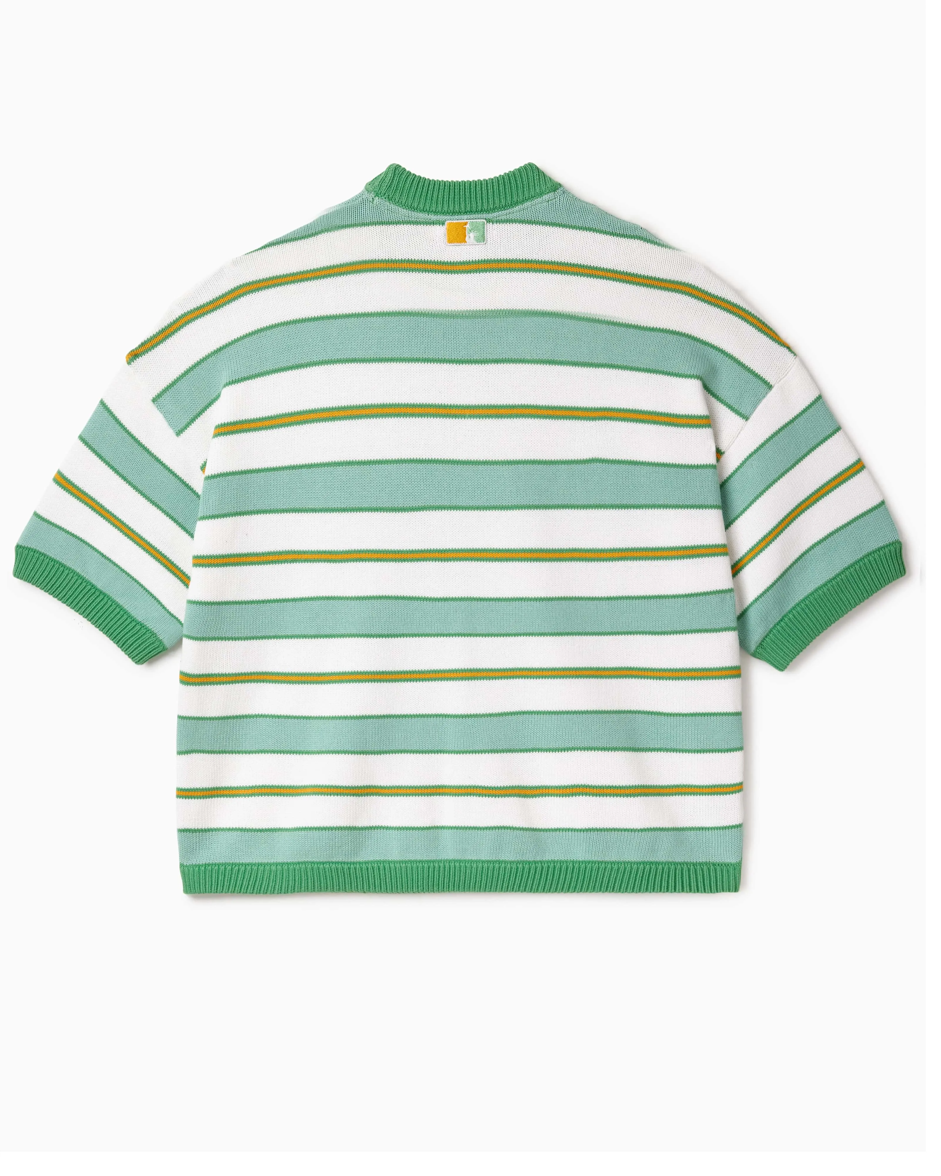 Knit Stripe T-Shirt- Lemon Lime sold by Wisdom of Age product image thumbnail 4