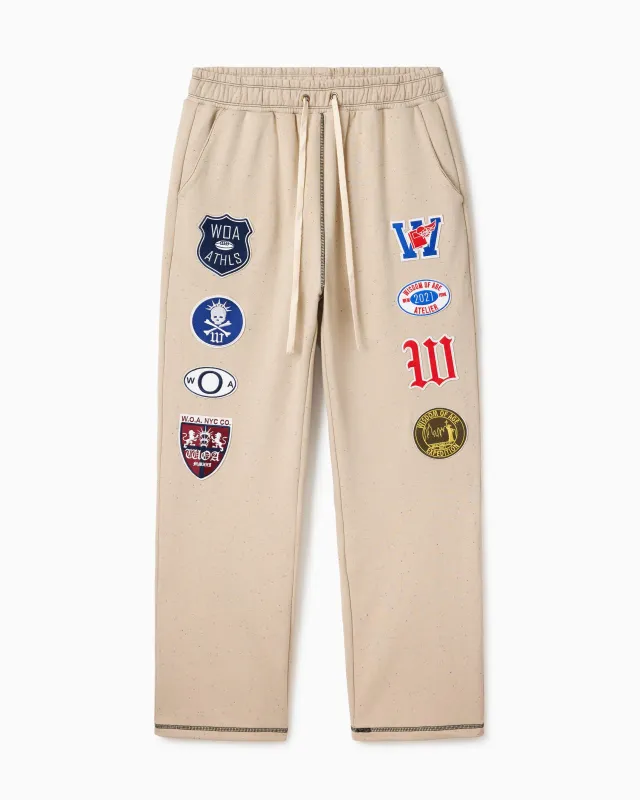 W.O.A. Rugby Club Sweat Pant - Sandstone sold by Wisdom of Age