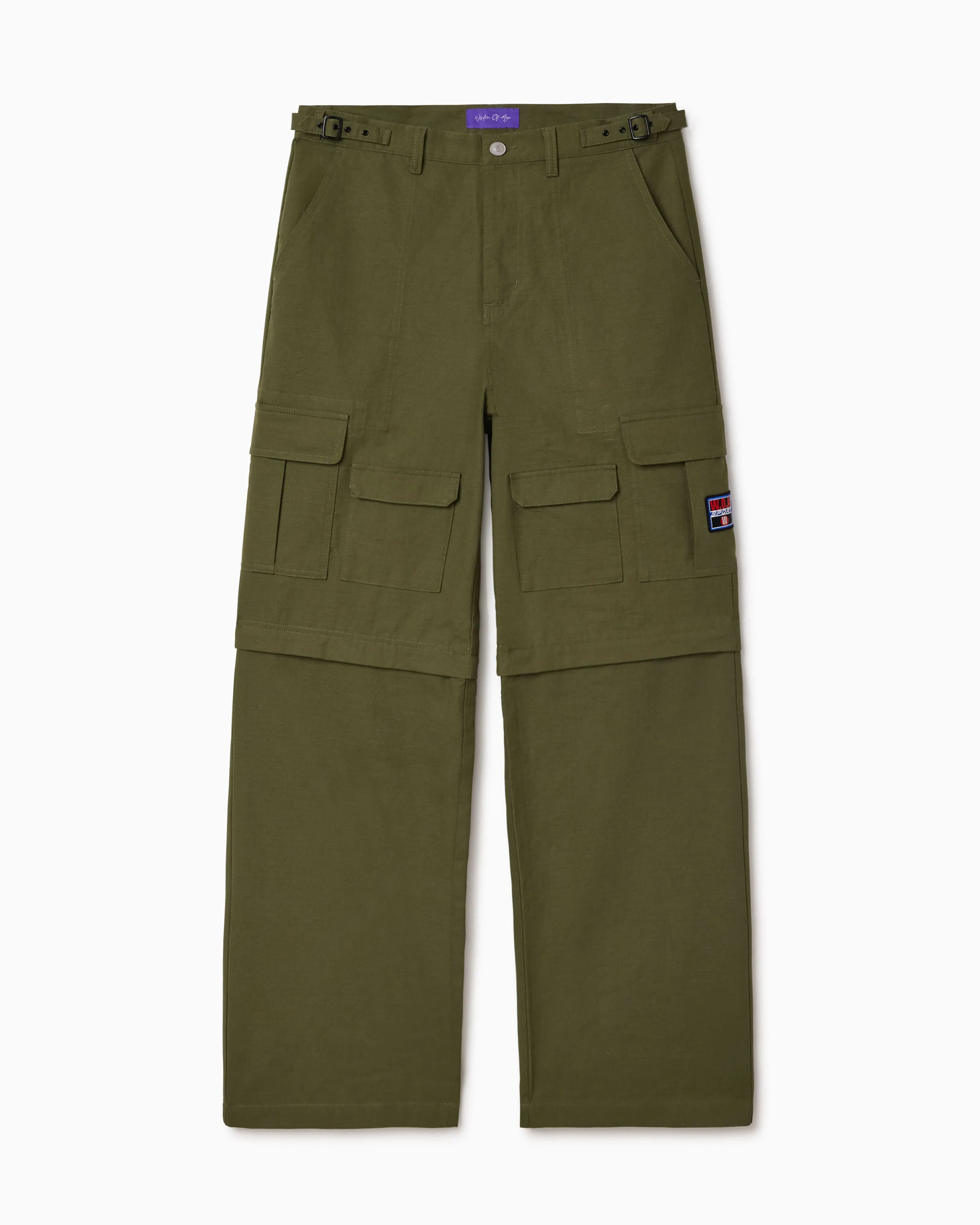 Convertible Utility Cargo Pant- Olive sold by Wisdom of Age