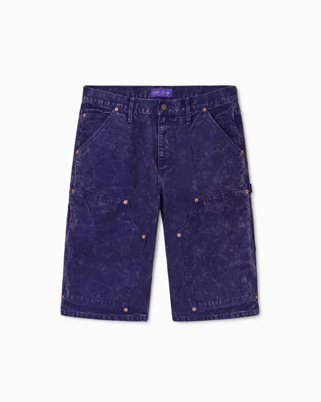 Canvas Carpenter Short- Purple sold by Wisdom of Age