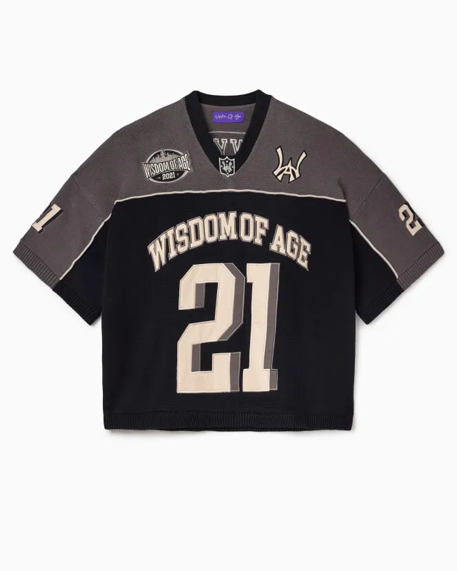 Knit Football Jersey V2 2025  - Slate sold by Wisdom of Age