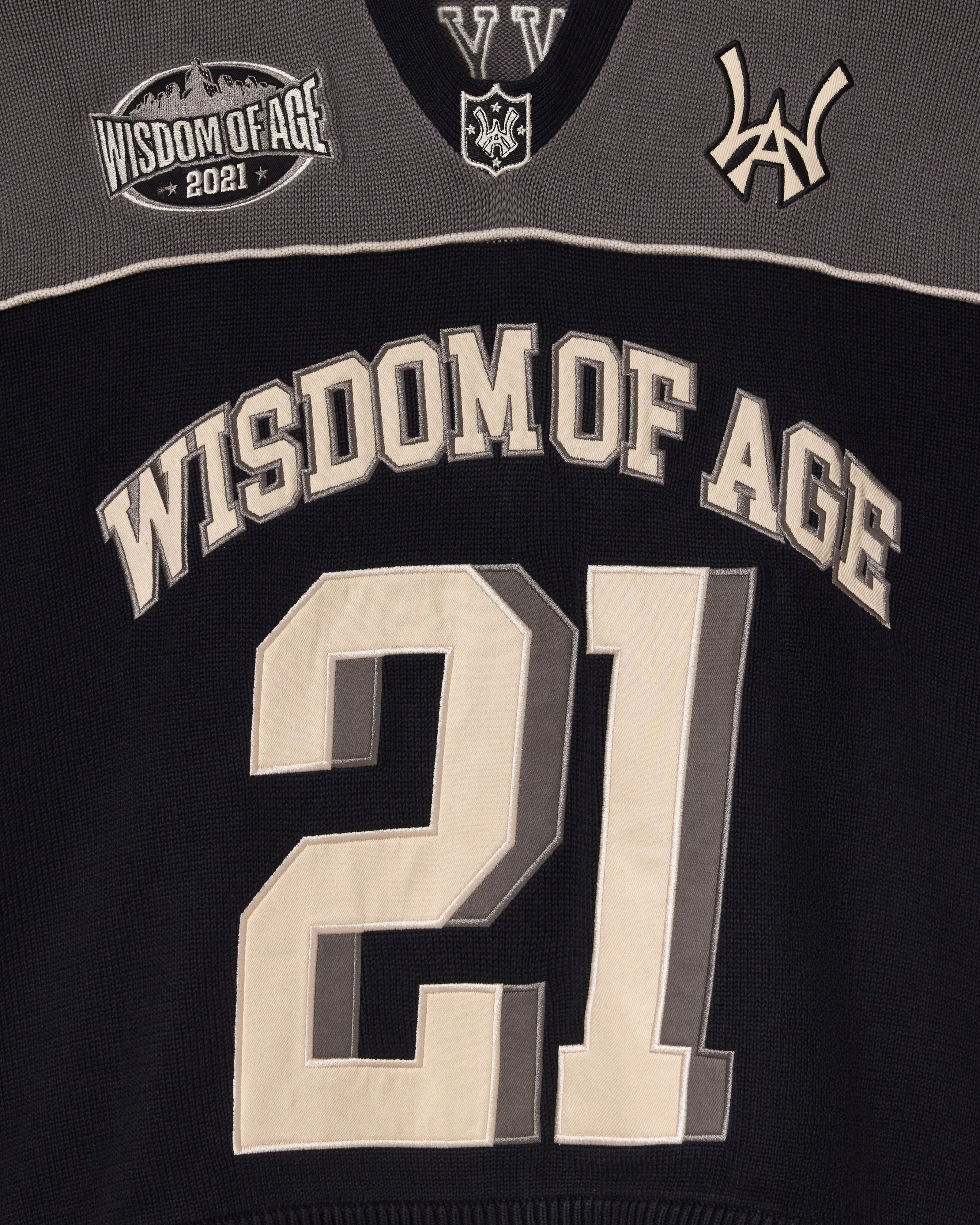 Knit Football Jersey V2 2025 - Slate sold by Wisdom of Age product image thumbnail 3