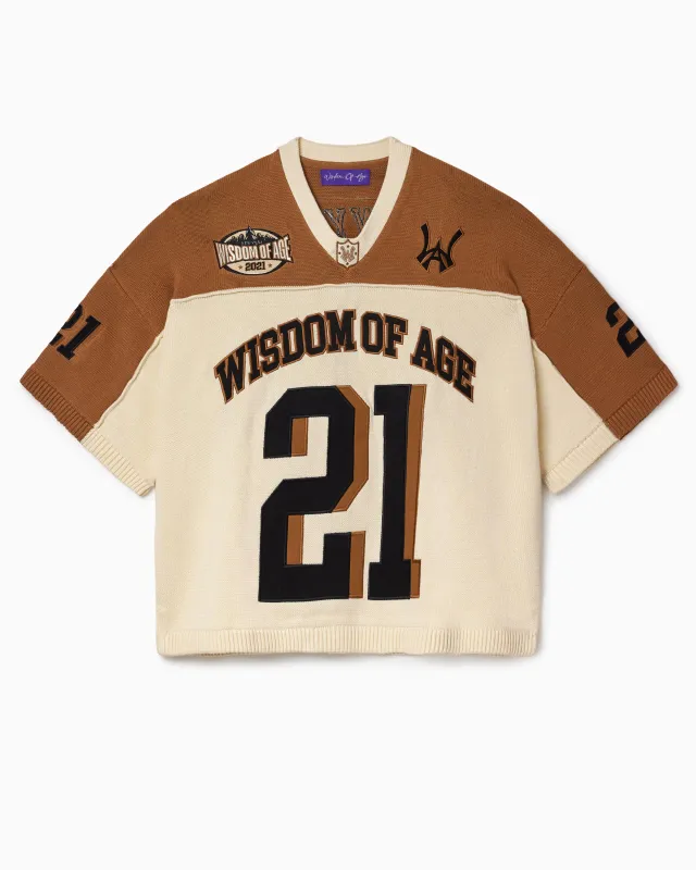 Knit Football Jersey- Sage Green | Parallel
