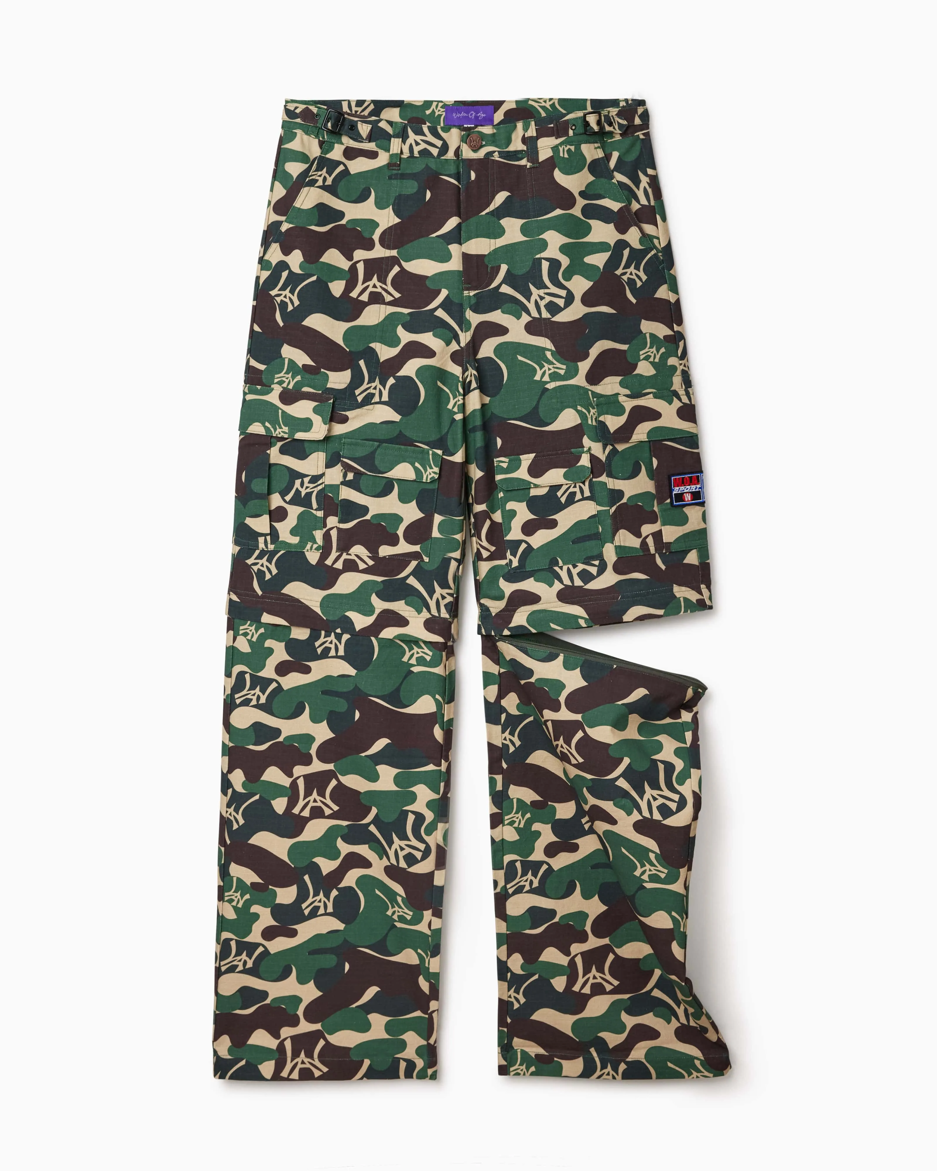 Convertible Utility Cargo Pant- Camo sold by Wisdom of Age product image thumbnail 2