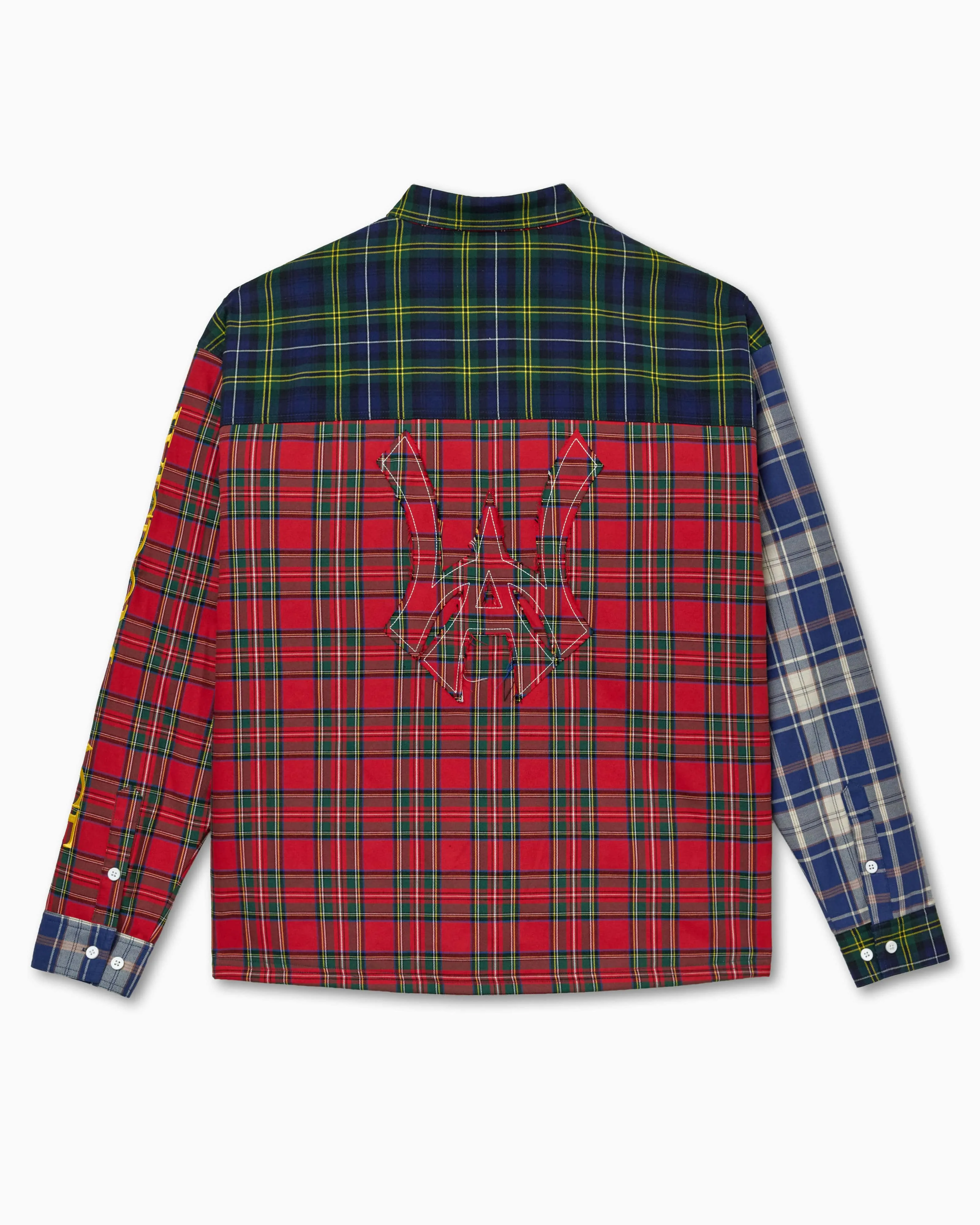 Patchwork Flannel Shirt Jacket- Multi sold by Wisdom of Age product image thumbnail 2