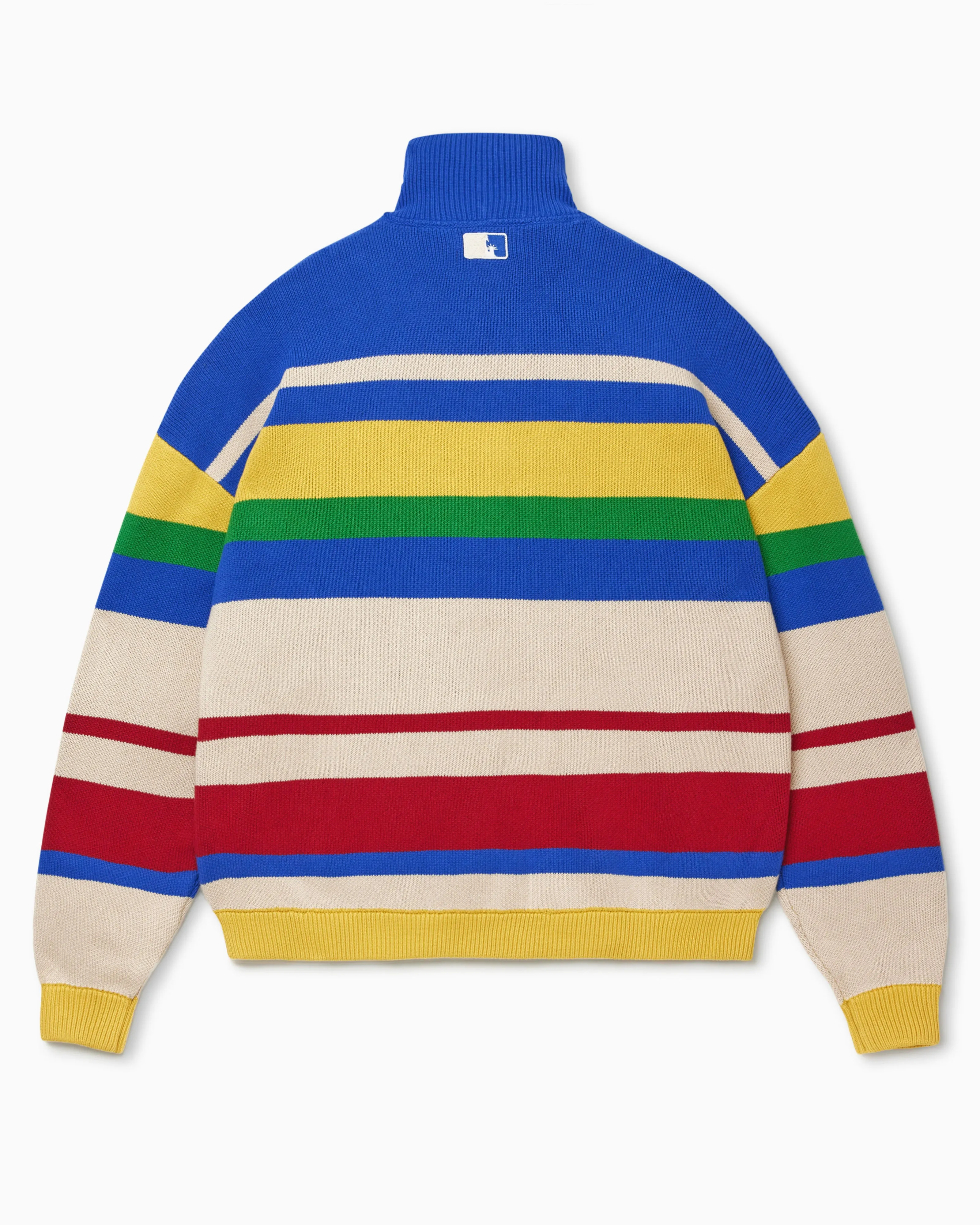Horizon Stripe Quarter Zip Sweater- Multi sold by Wisdom of Age product image thumbnail 3