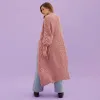 RESALE | Alex Cable Balloon Sleeve Maxi Cardigan - Dusky Pink sold by Cara & The Sky