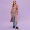 RESALE | Alex Cable Balloon Sleeve Maxi Cardigan - Dusky Pink sold by Cara & The Sky