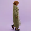 RESALE | Alex Cable Balloon Sleeve Maxi Cardigan - Khaki sold by Cara & The Sky