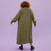 RESALE | Alex Cable Balloon Sleeve Maxi Cardigan - Khaki sold by Cara & The Sky