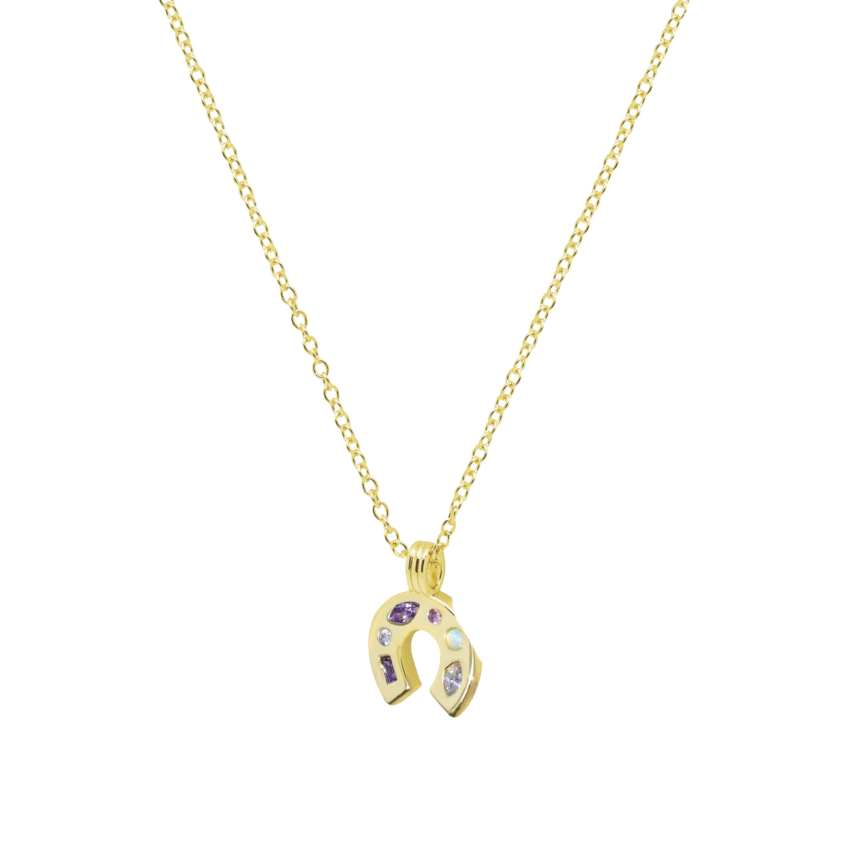 Mini Lucky Charm Necklace sold by Cara & The Sky