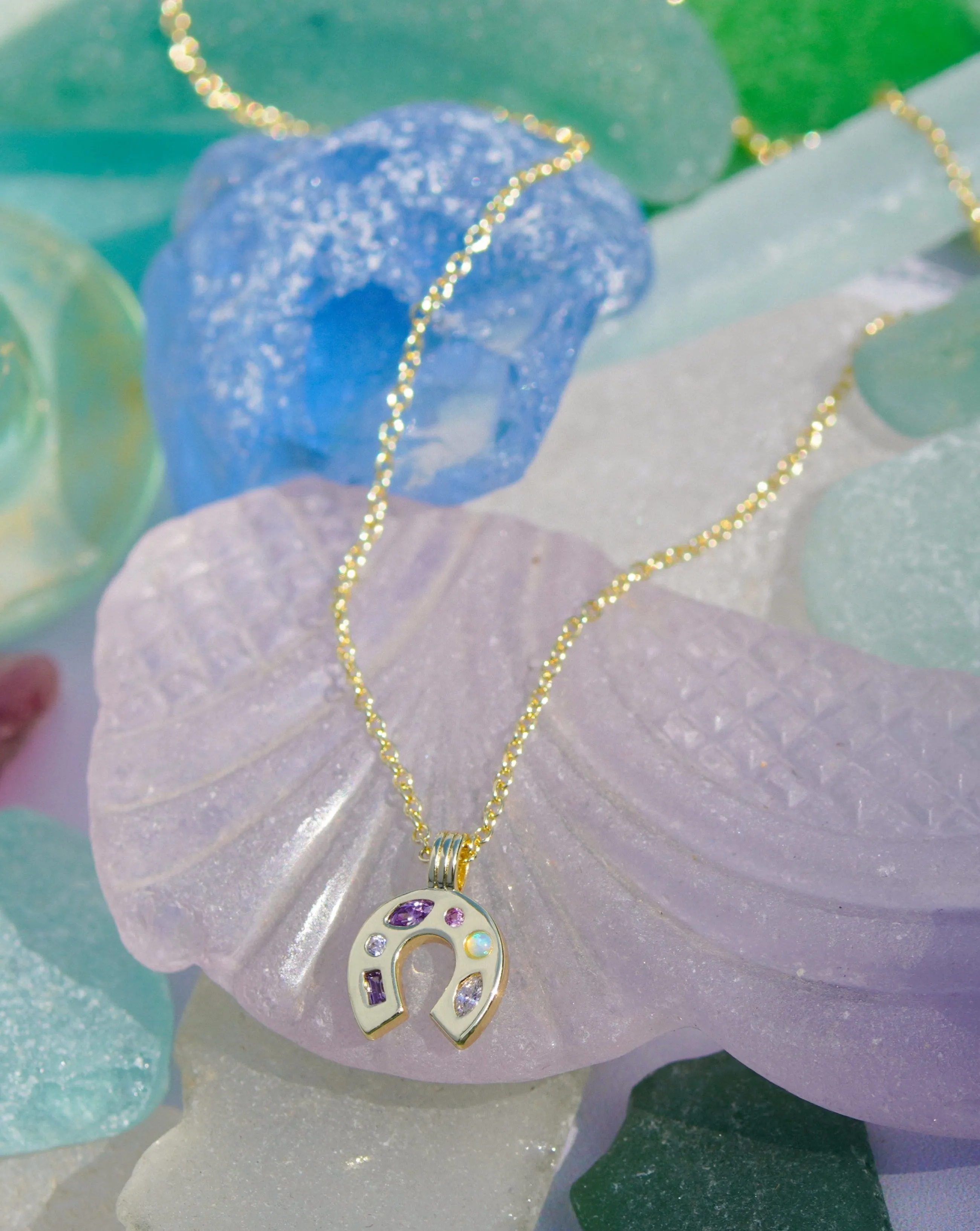 Mini Lucky Charm Necklace sold by Cara & The Sky product image thumbnail 5