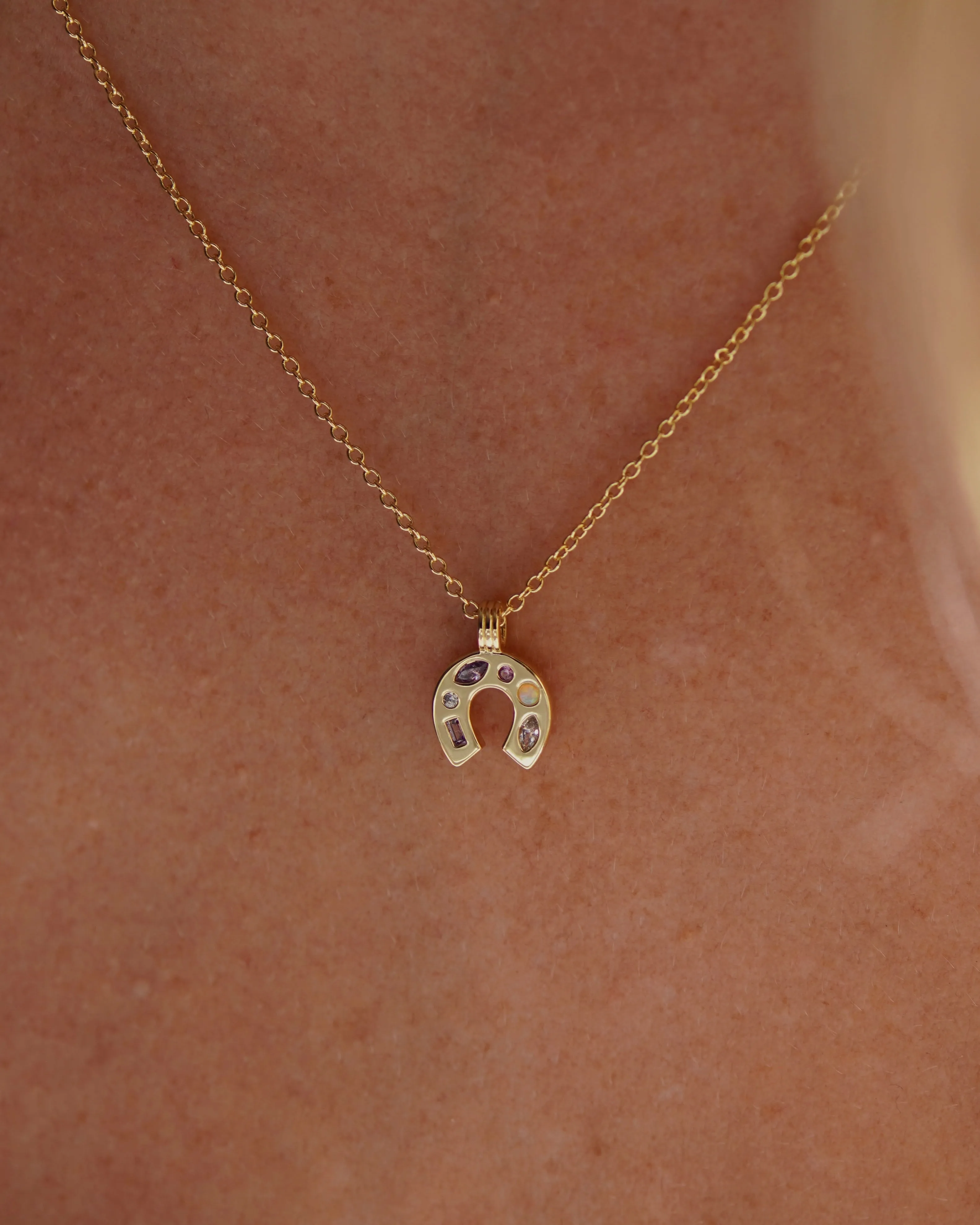 Mini Lucky Charm Necklace sold by Cara & The Sky product image thumbnail 3